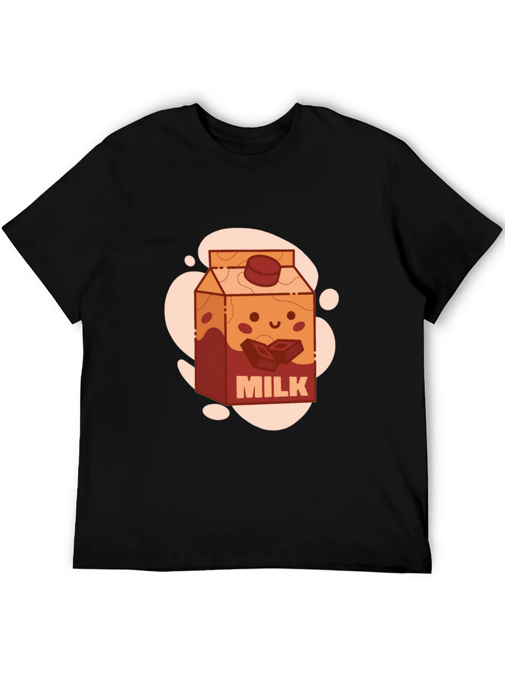 Cute Cartoon Chocolate Milk T-Shirt