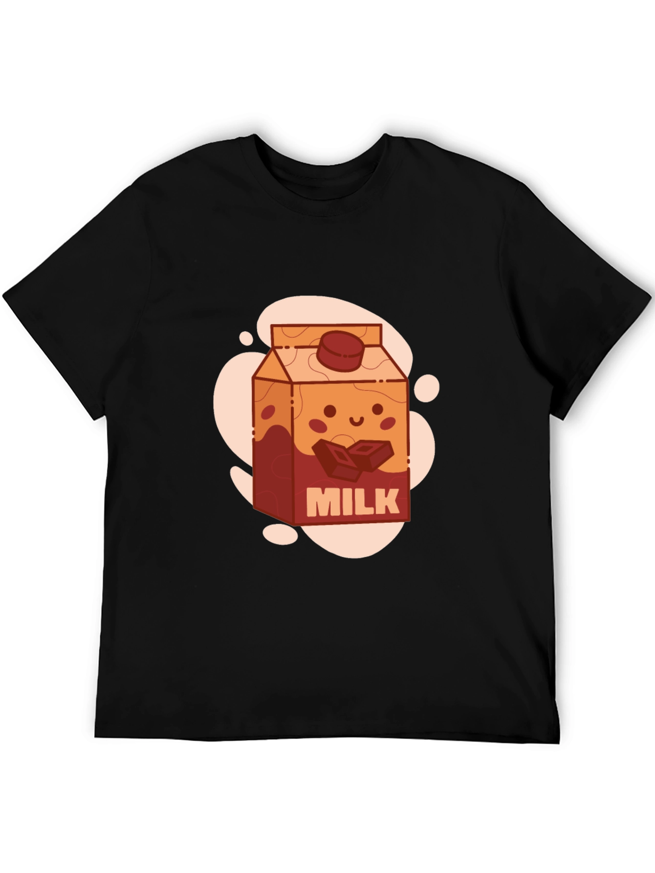 Cute Cartoon Chocolate Milk T-Shirt