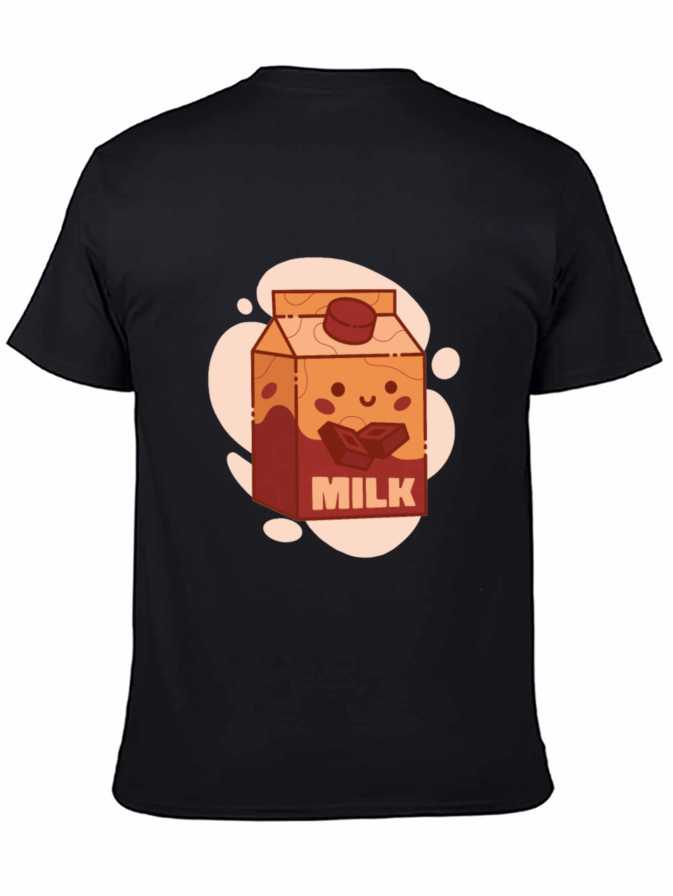 Cute Cartoon Chocolate Milk T-Shirt