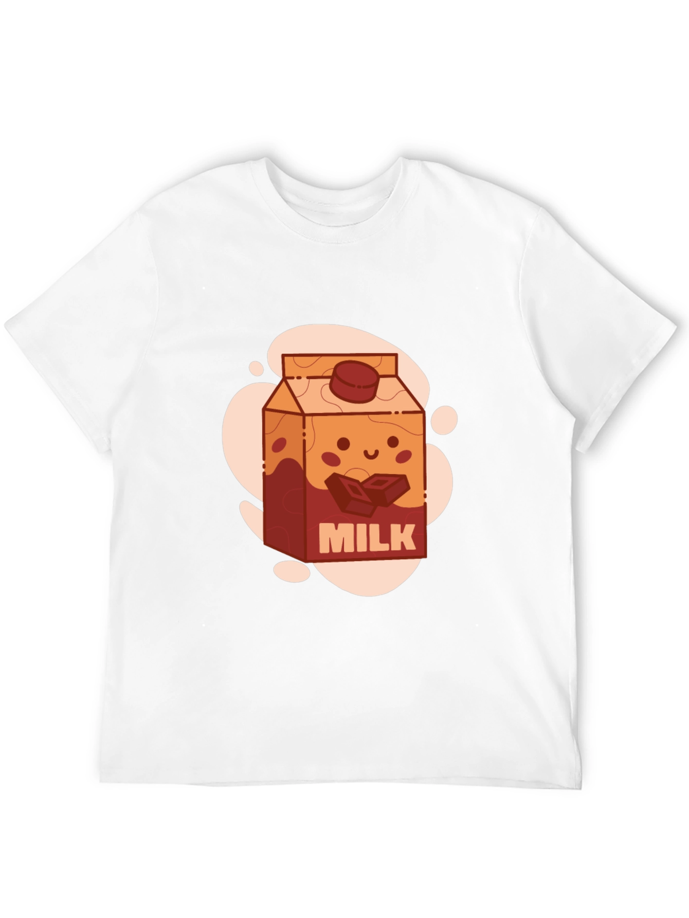 Cute Cartoon Chocolate Milk T-Shirt