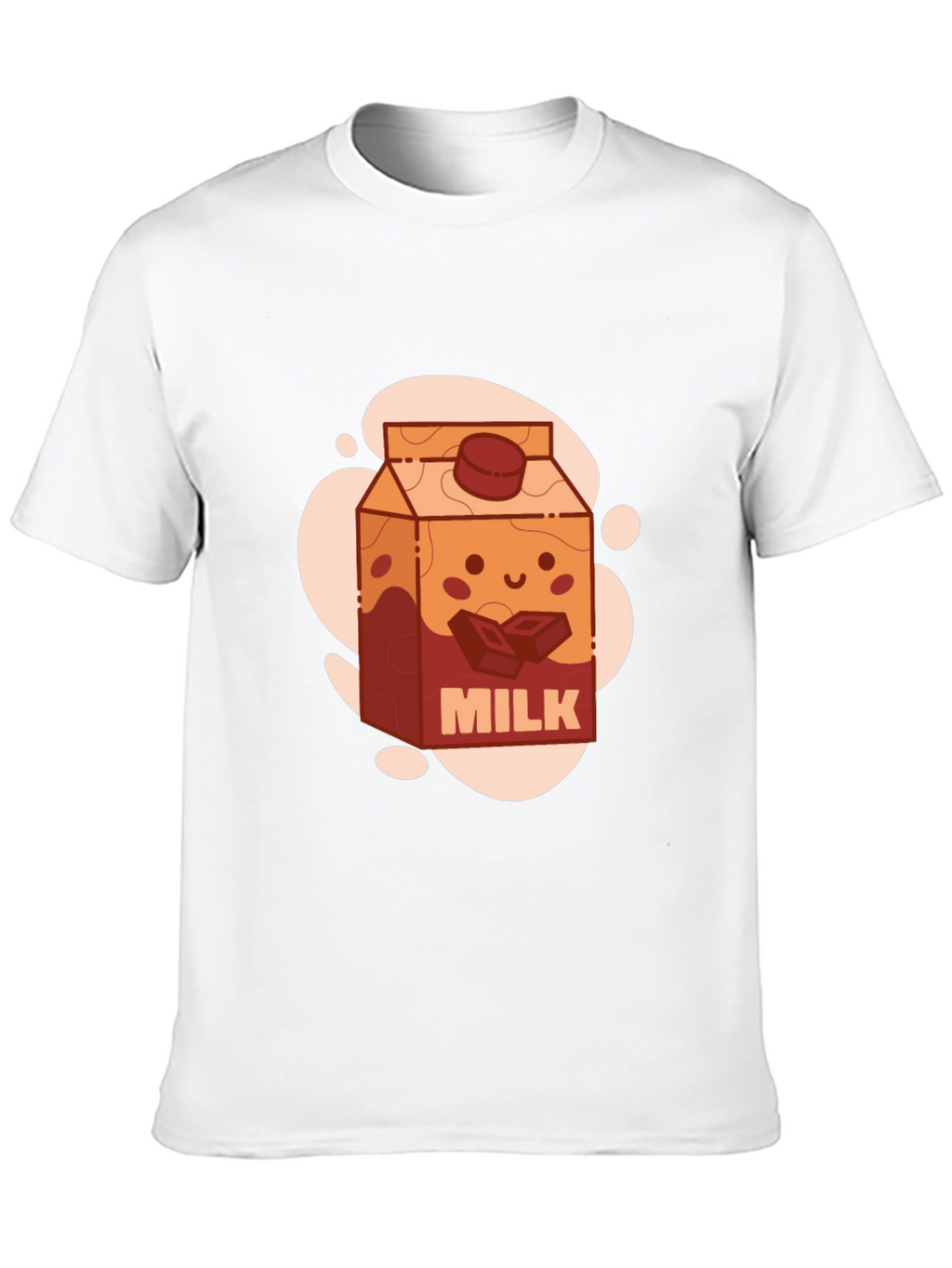 Cute Cartoon Chocolate Milk T-Shirt