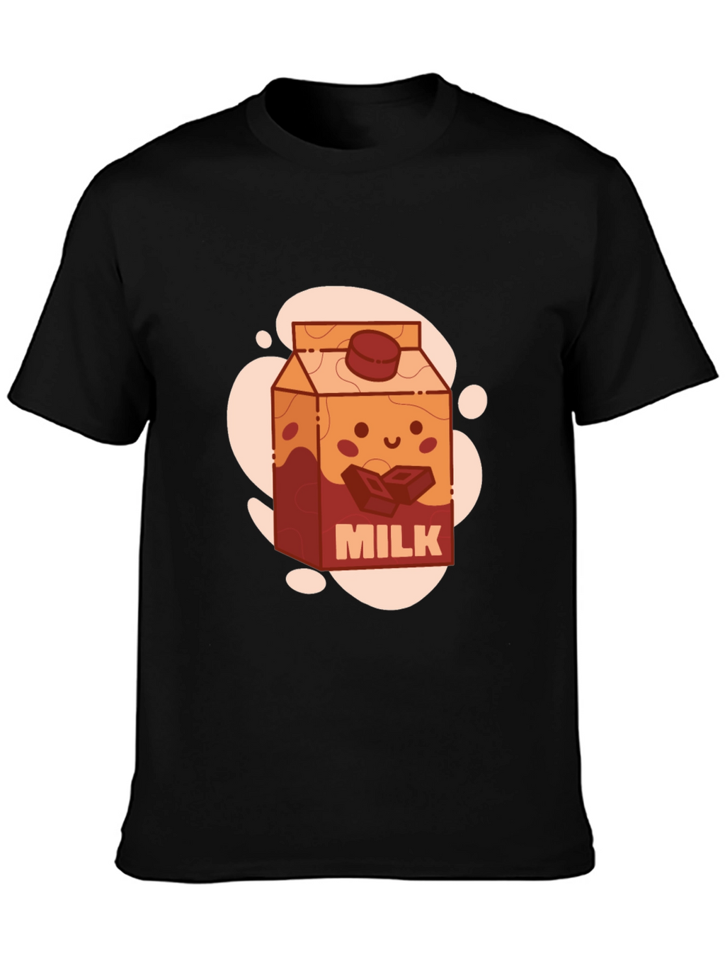 Cute Cartoon Chocolate Milk T-Shirt