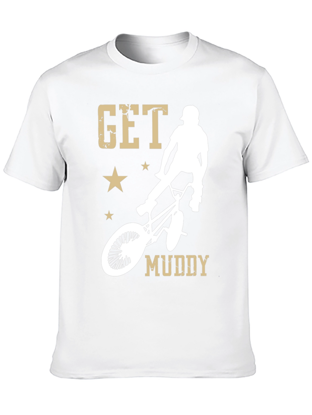 Get Muddy BMX Rider Graphic T-Shirt