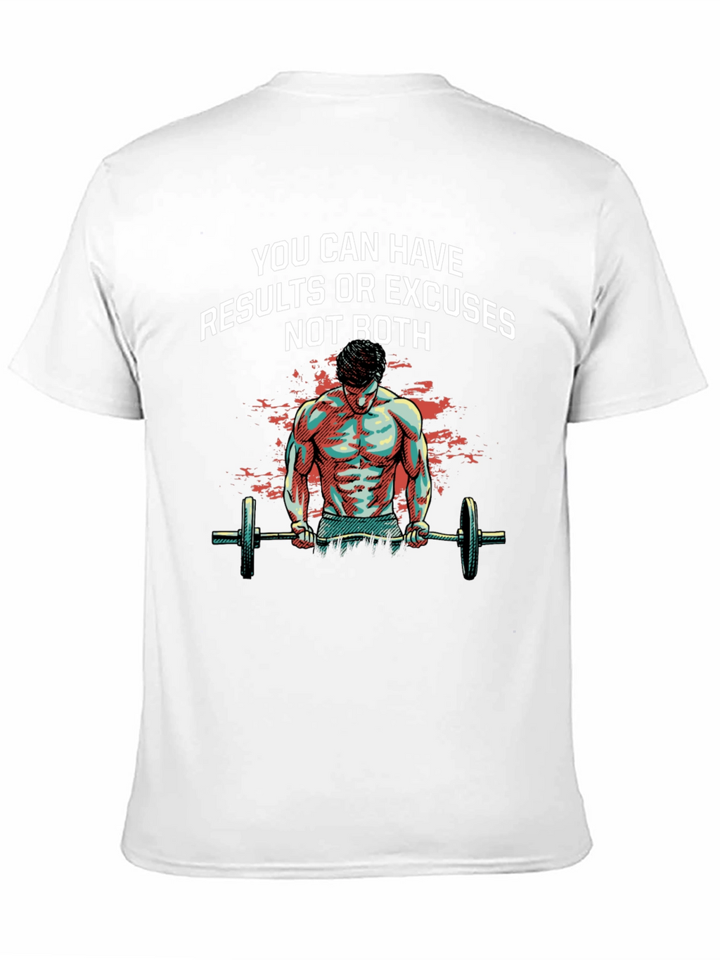 Motivational Workout T-Shirt: Results or Excuses