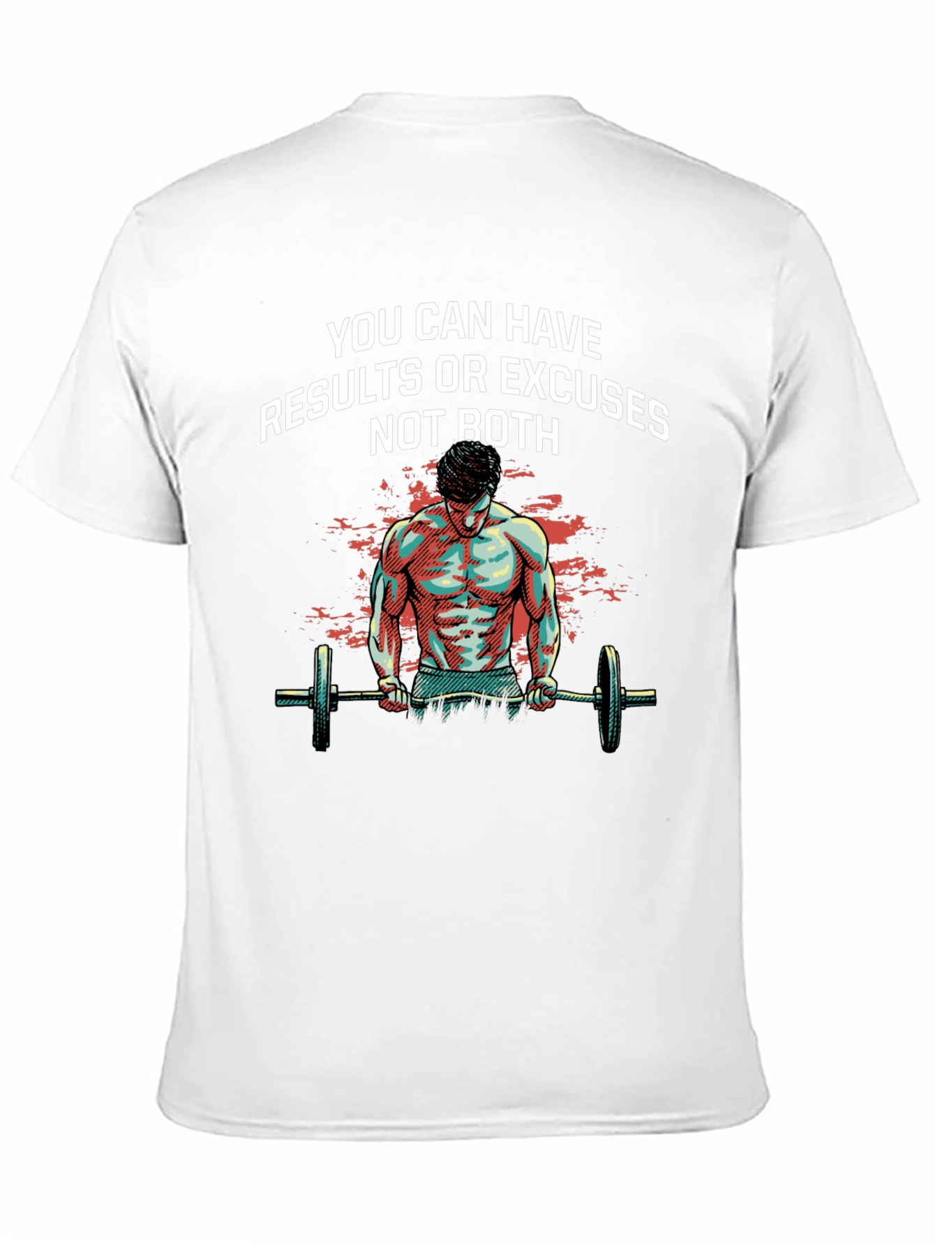Motivational Workout T-Shirt: Results or Excuses