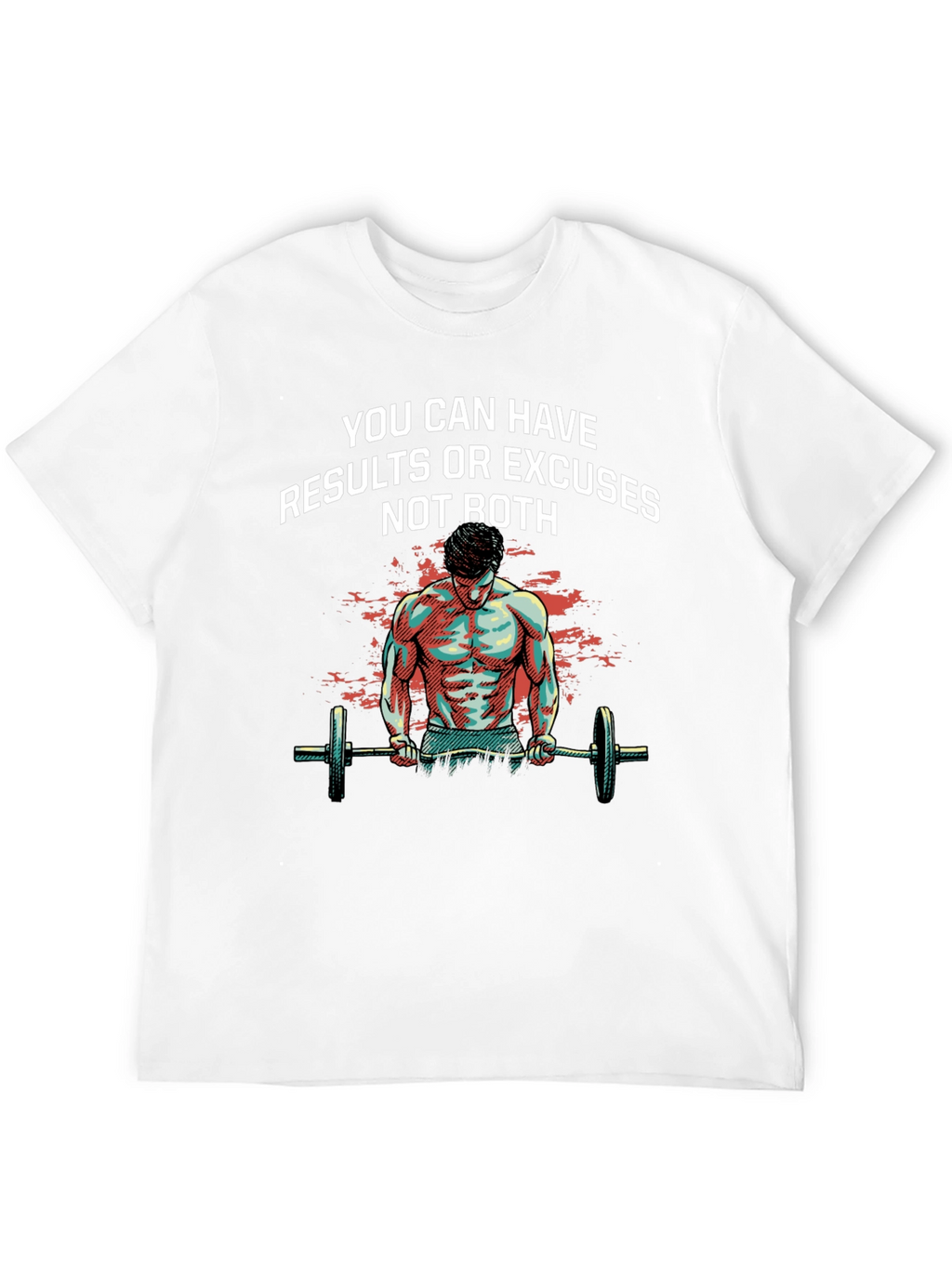 Motivational Workout T-Shirt: Results or Excuses