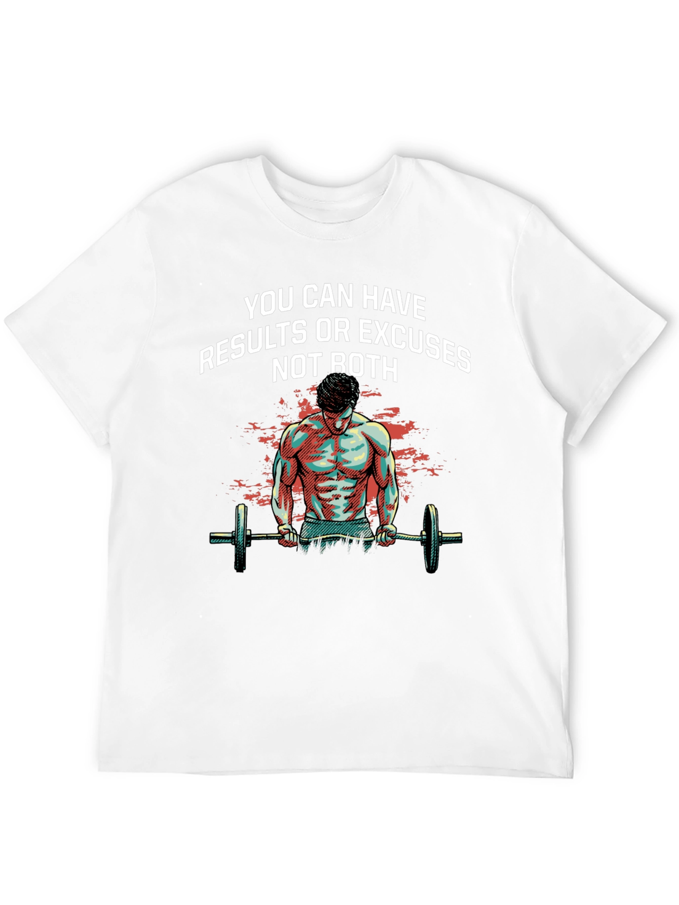 Motivational Workout T-Shirt: Results or Excuses