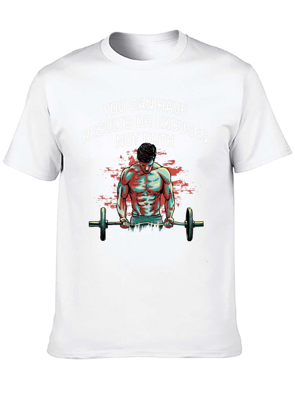 Motivational Workout T-Shirt: Results or Excuses