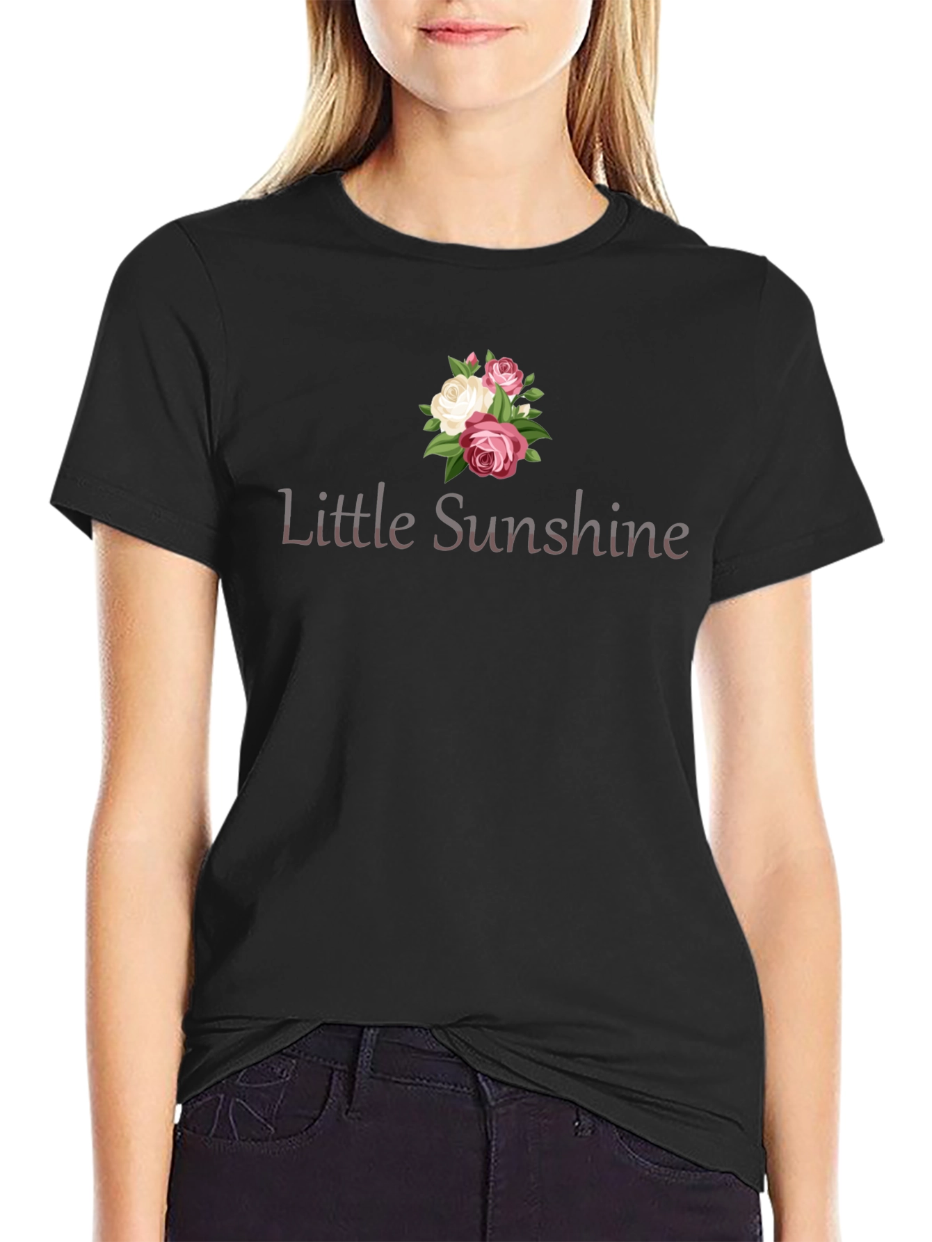 Little Sunshine Floral Graphic Tee
