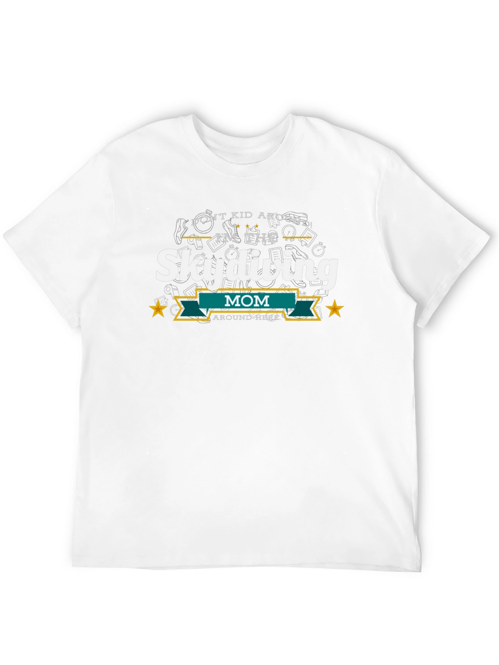 Skydiving Mom Black Graphic T-Shirt