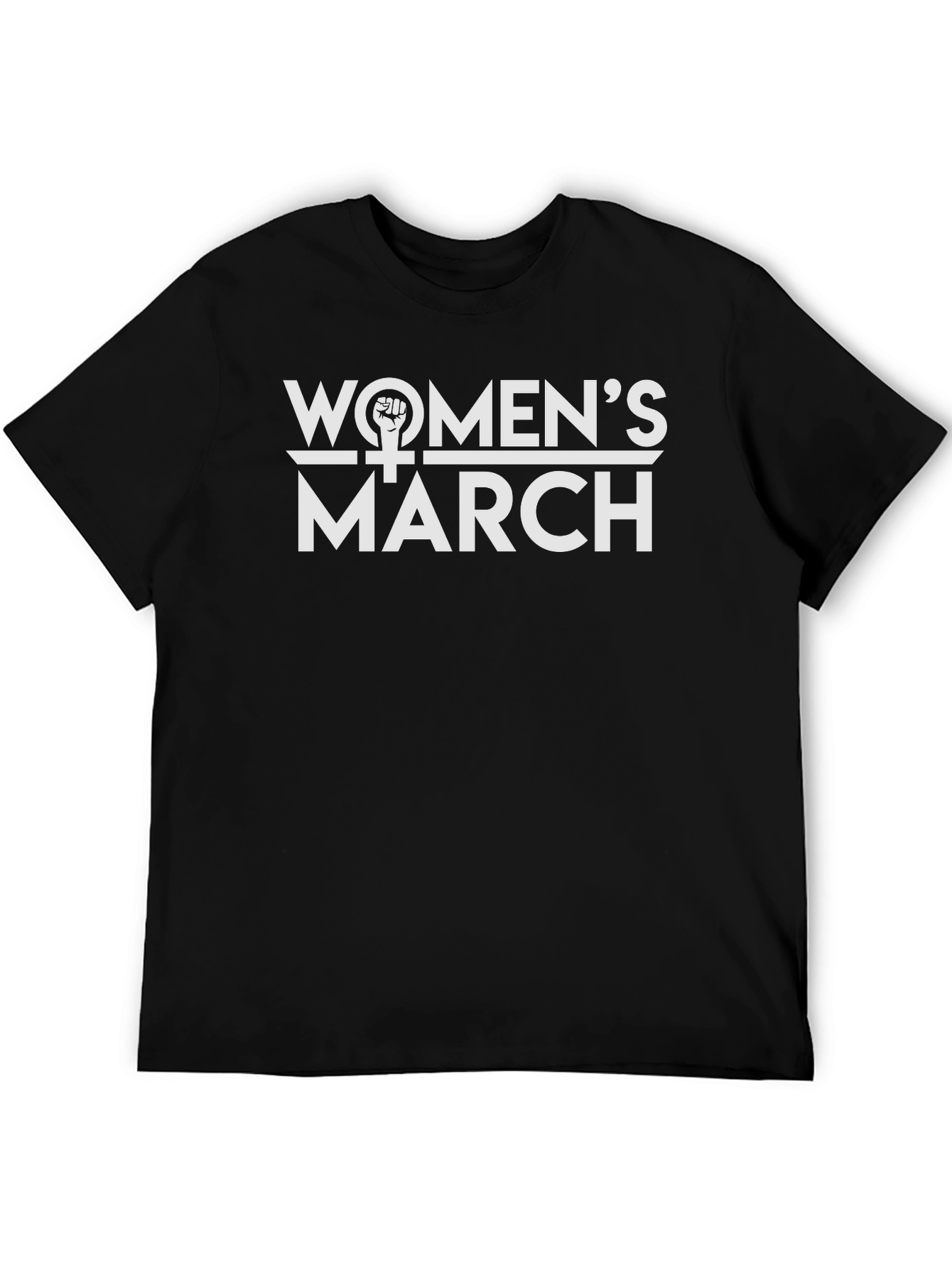 Womens March Graphic Tee - Empowering Statement Shirt