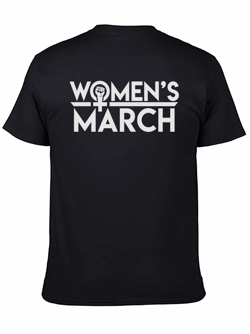 Womens March Graphic Tee - Empowering Statement Shirt