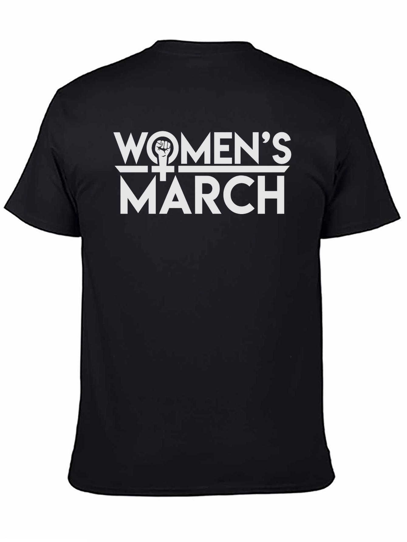Womens March Graphic Tee - Empowering Statement Shirt