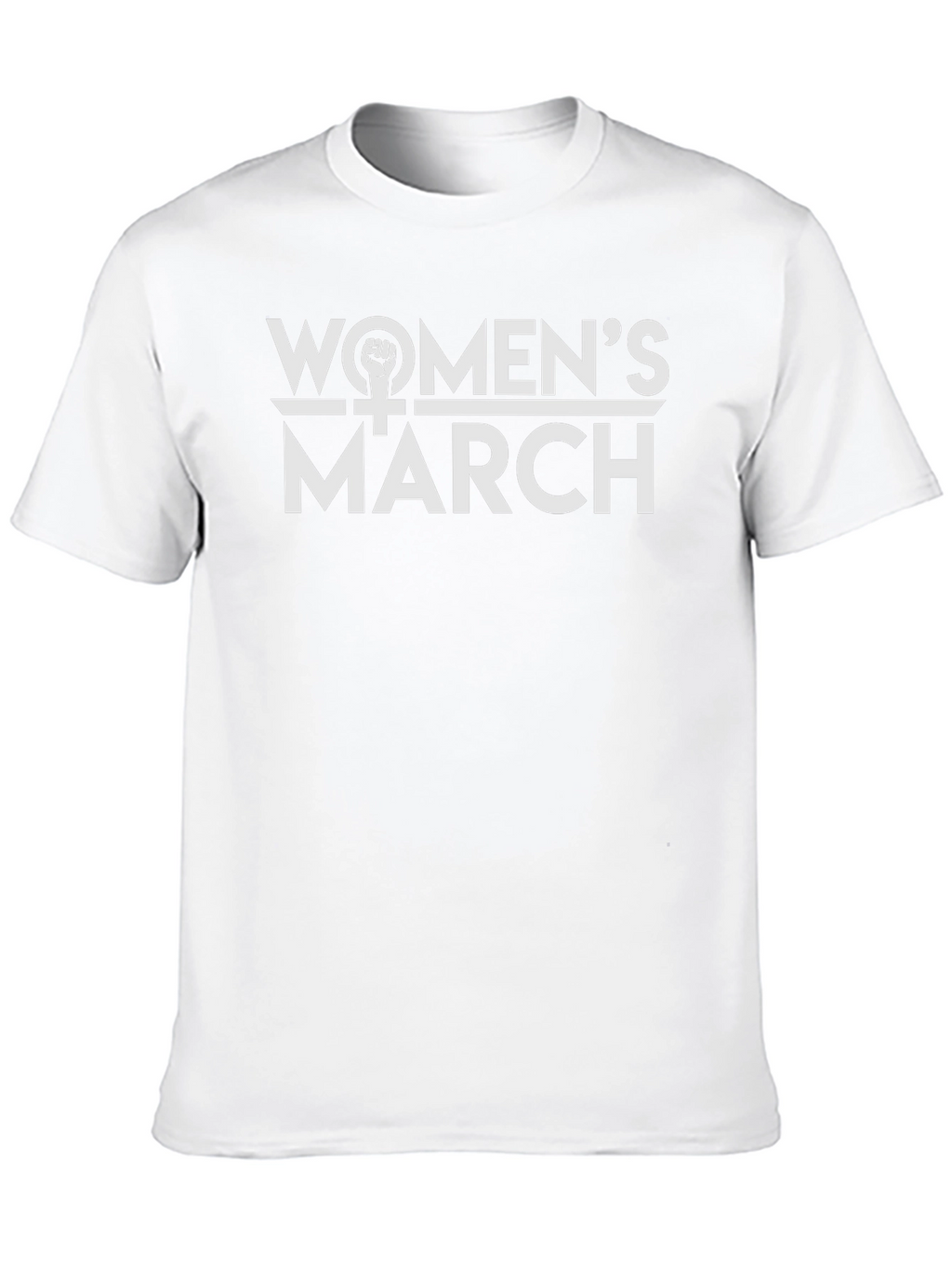 Womens March Graphic Tee - Empowering Statement Shirt