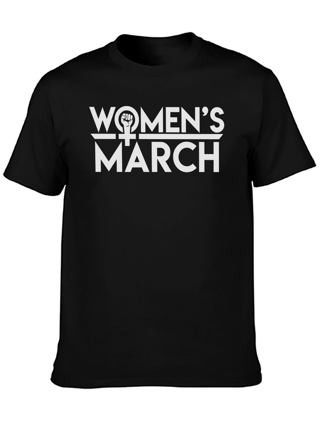 Womens March Graphic Tee - Empowering Statement Shirt