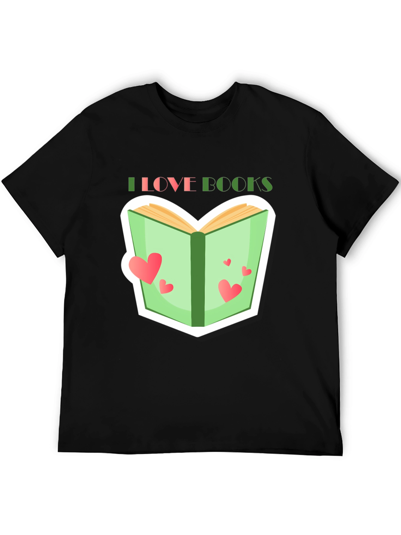 I Love Books Graphic Tee - Reading Lover T-Shirt