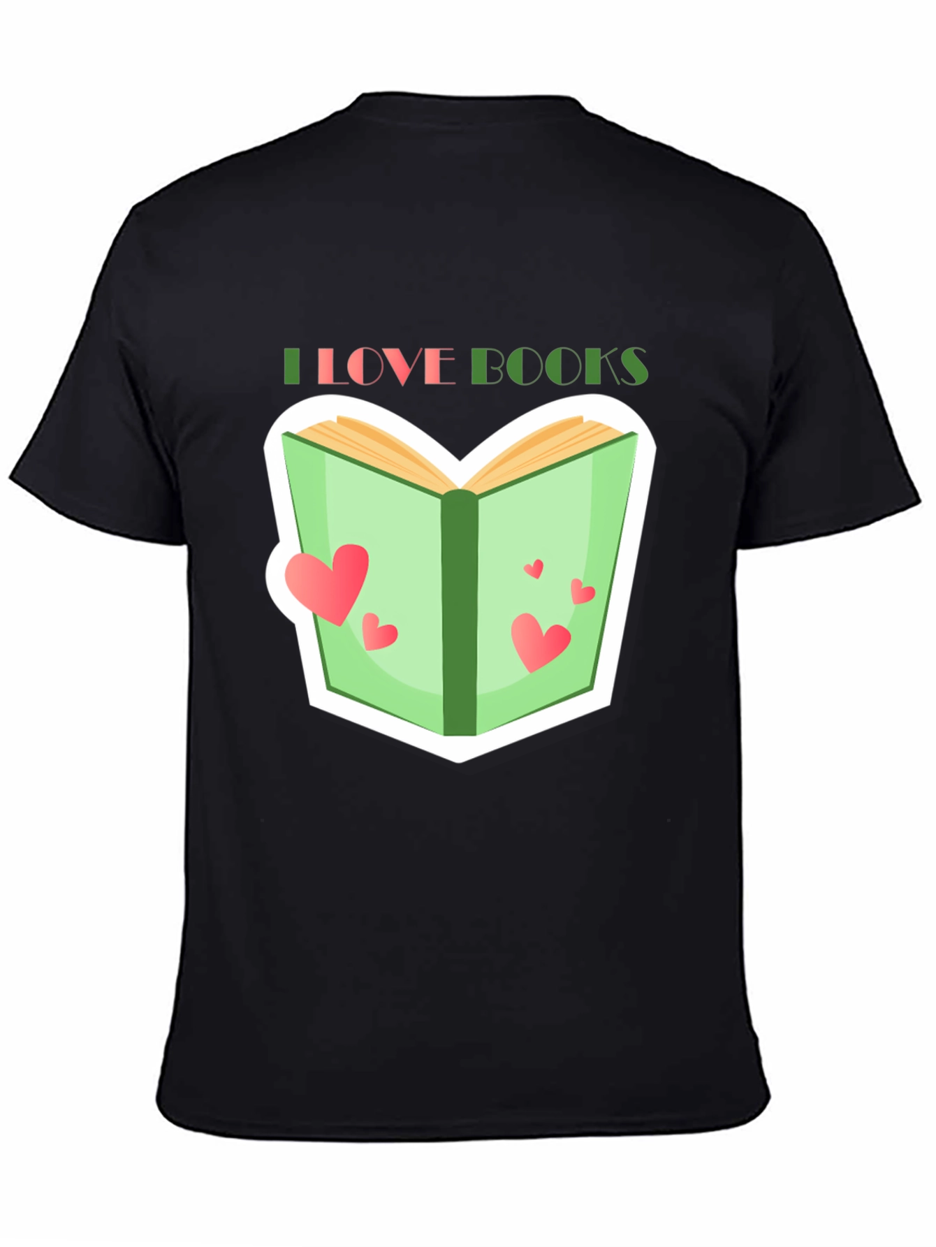 I Love Books Graphic Tee - Reading Lover T-Shirt