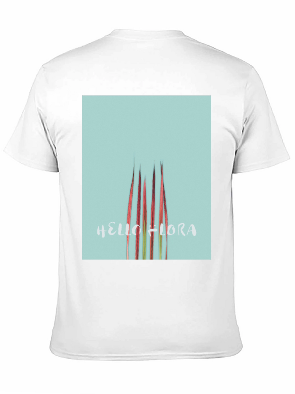 Hello Flora Graphic T-Shirt - Black Casual Tee