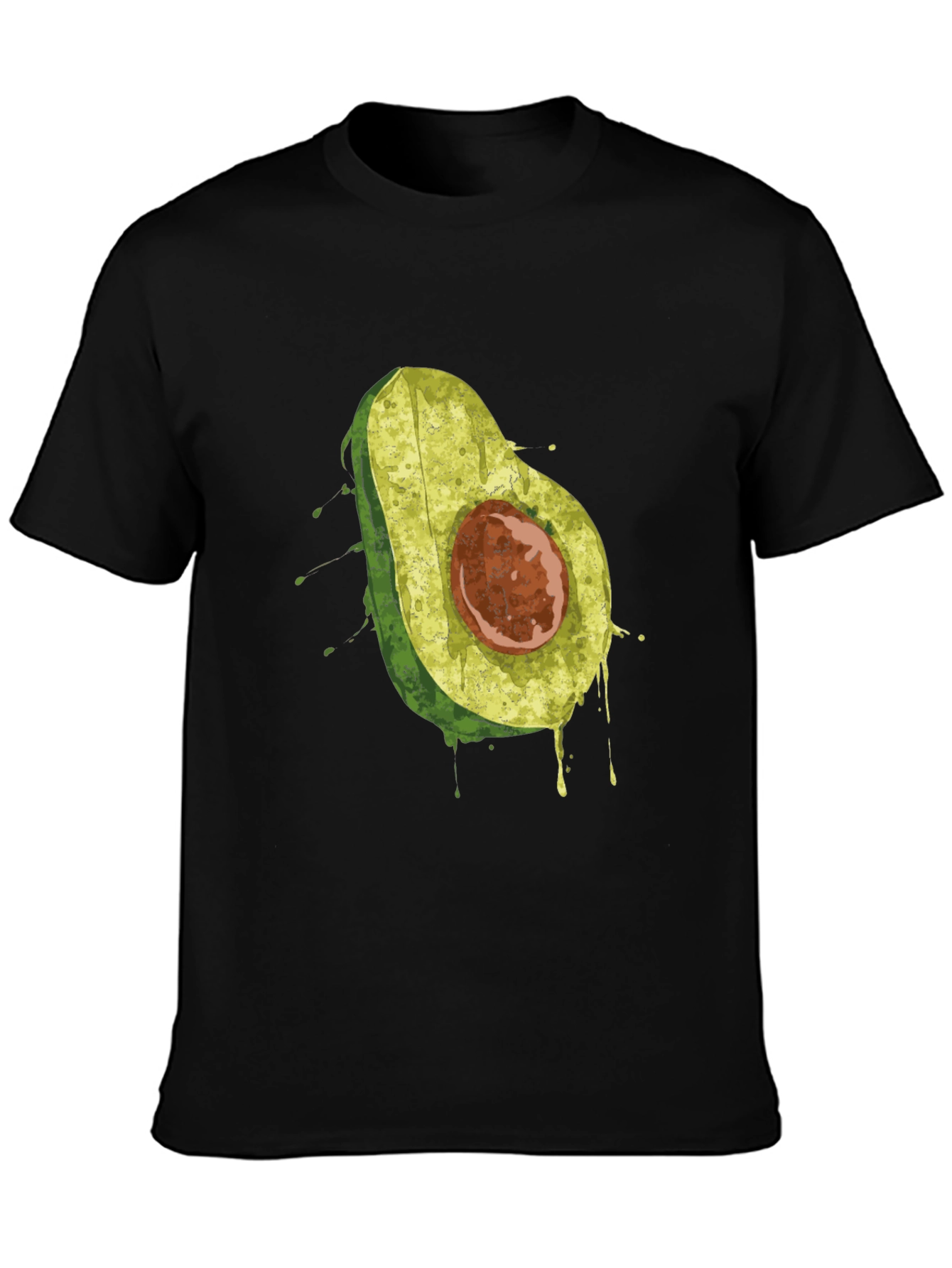 Avocado Graphic T-Shirt - Black