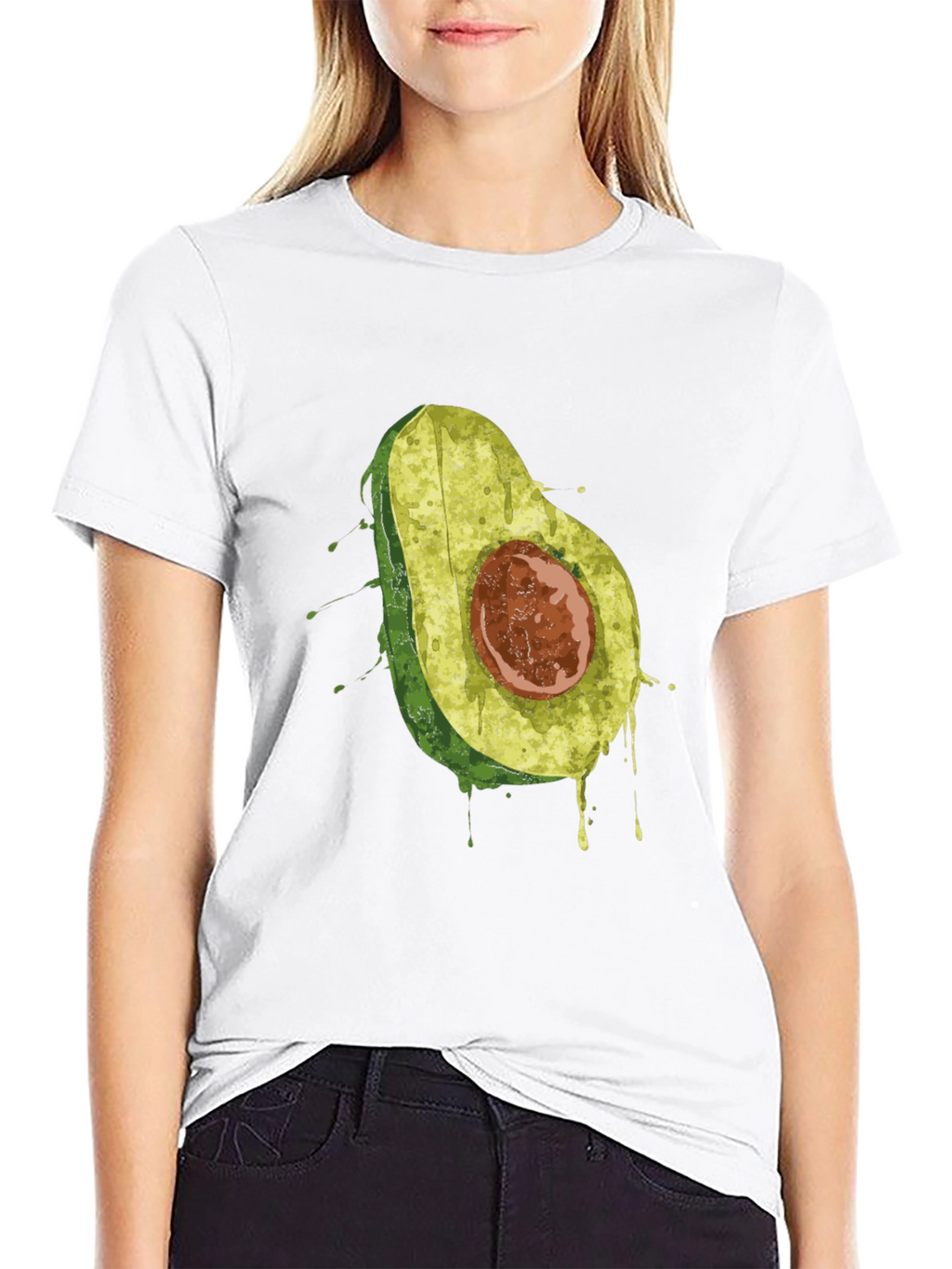 Avocado Graphic T-Shirt - Black