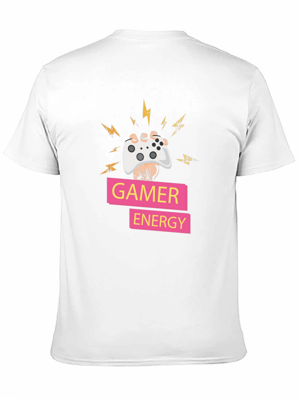 Gamer Energy T-Shirt - Black Gaming Tee
