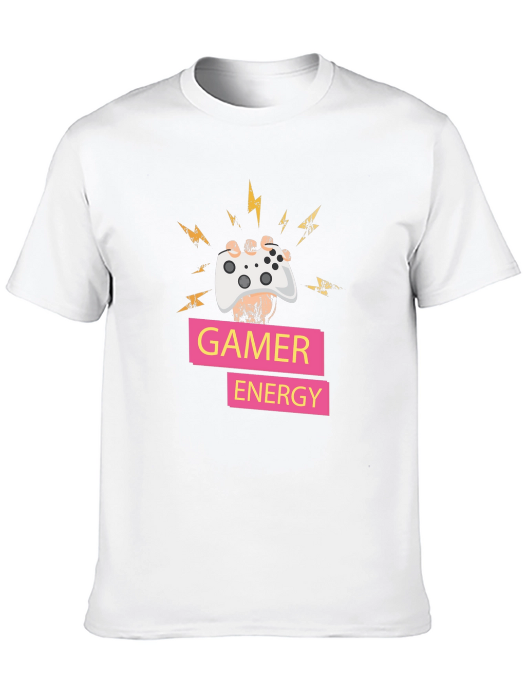 Gamer Energy T-Shirt - Black Gaming Tee