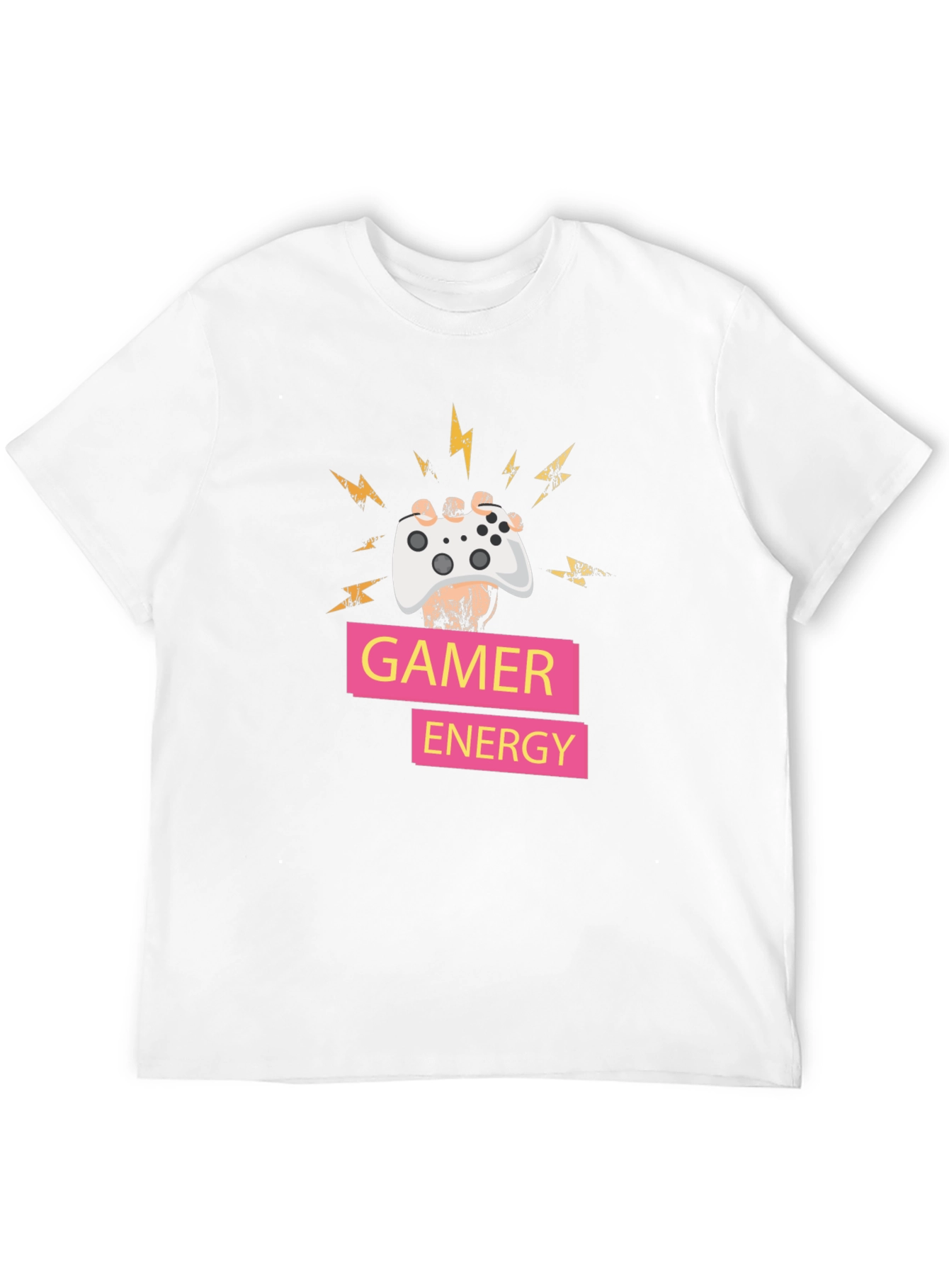 Gamer Energy T-Shirt - Black Gaming Tee