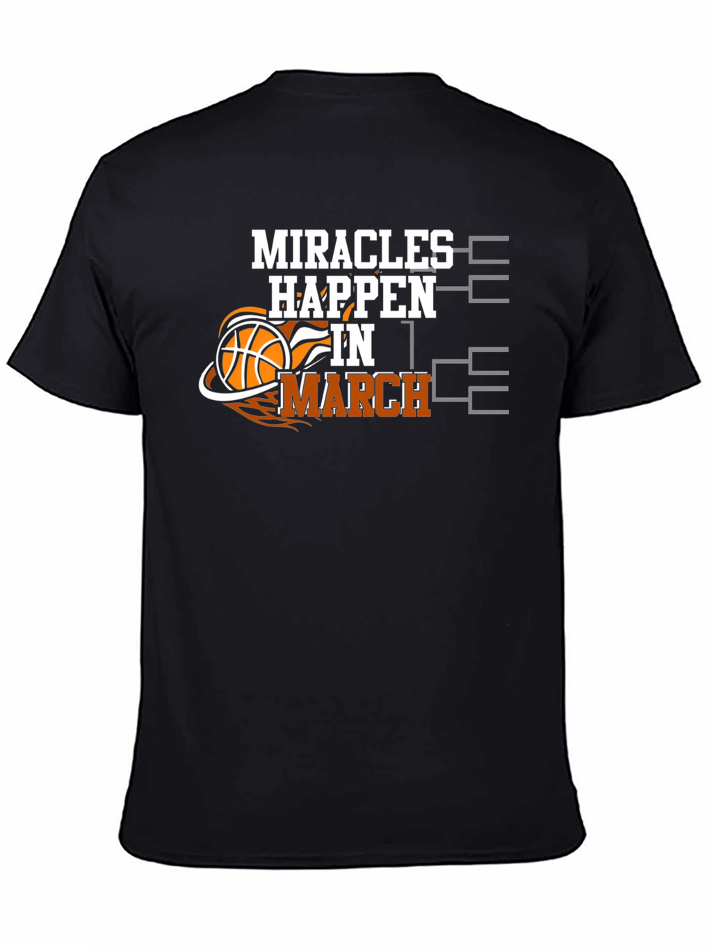 Miracles Happen in March Basketball T-Shirt