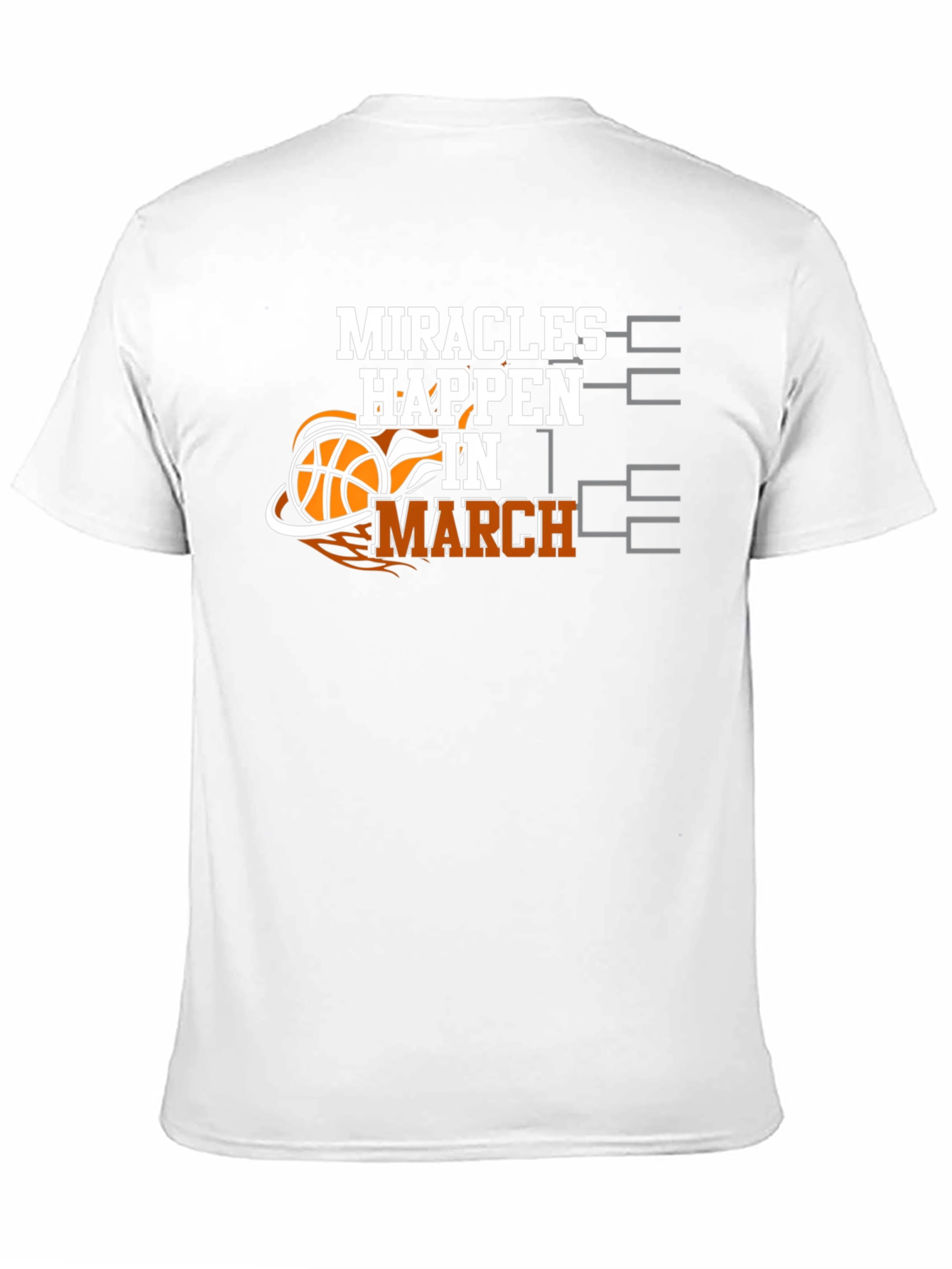 Miracles Happen in March Basketball T-Shirt