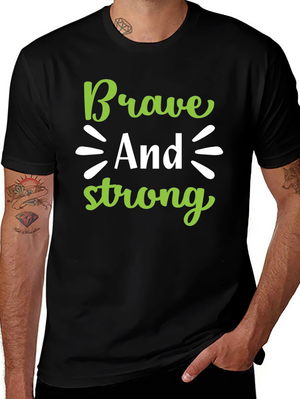 Brave and Strong Graphic Tee