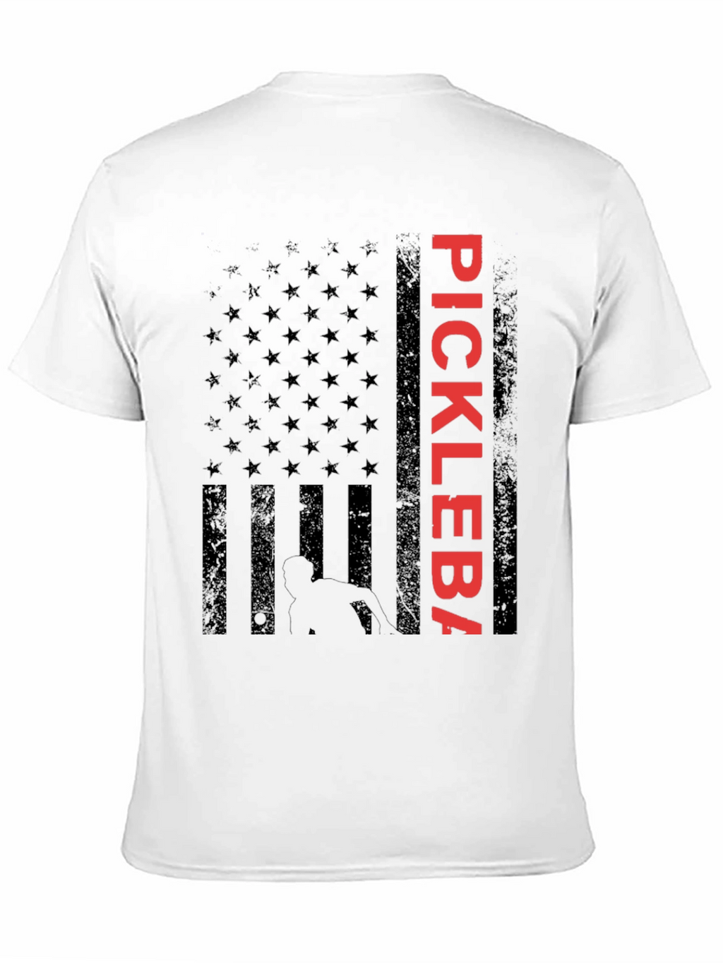 Pickleball American Flag Graphic Tee