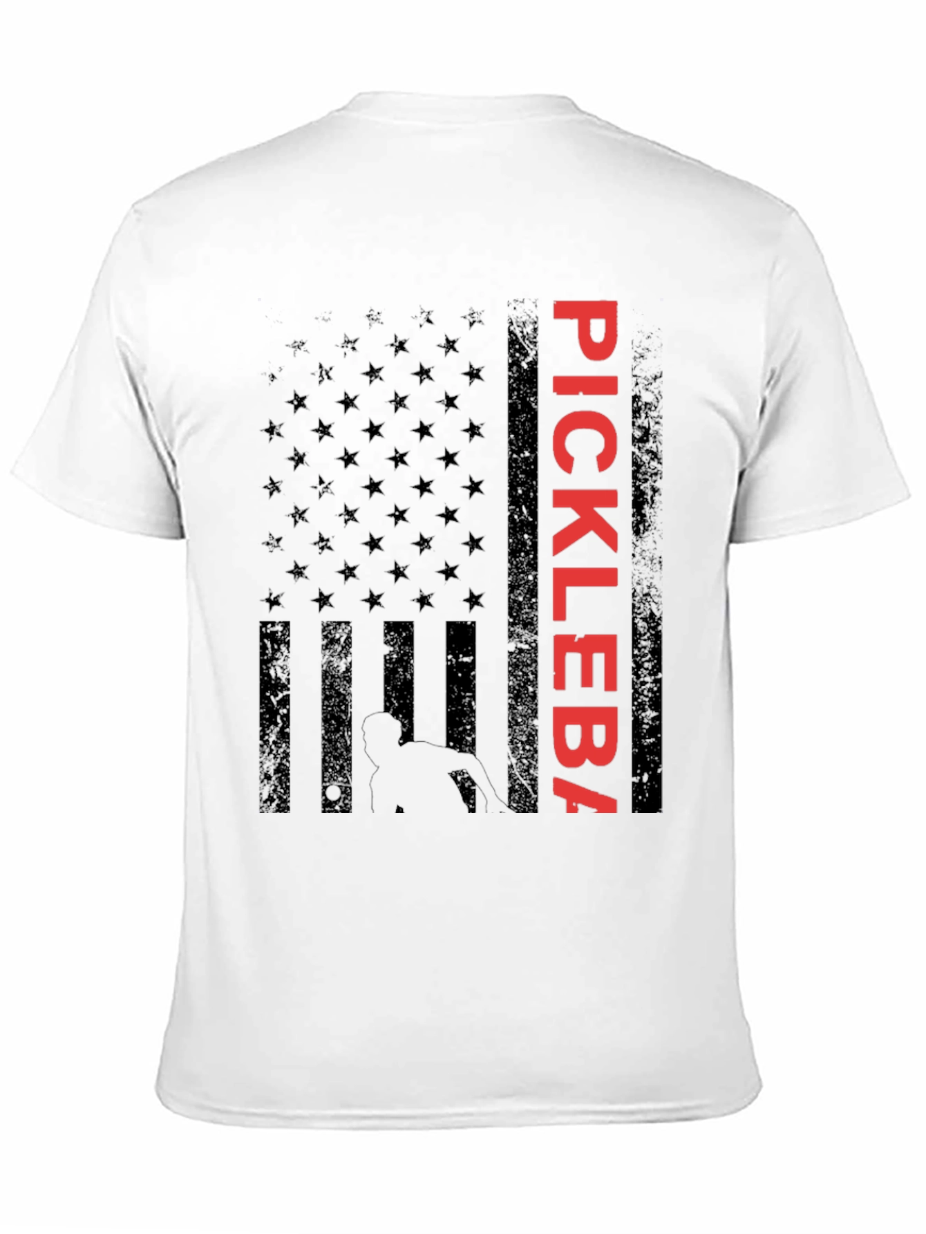 Pickleball American Flag Graphic Tee