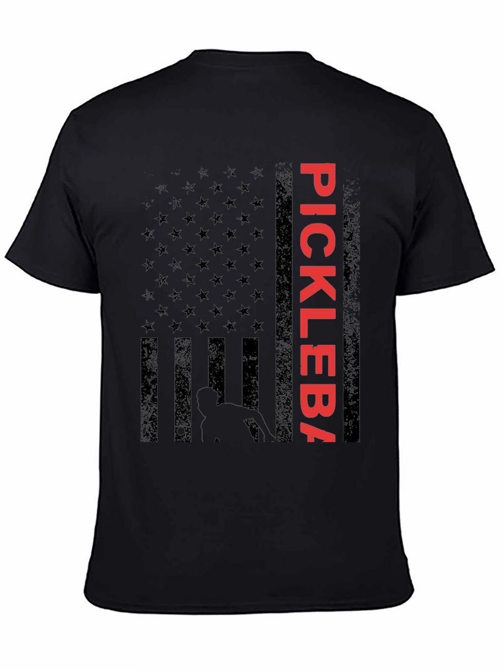 Pickleball American Flag Graphic Tee