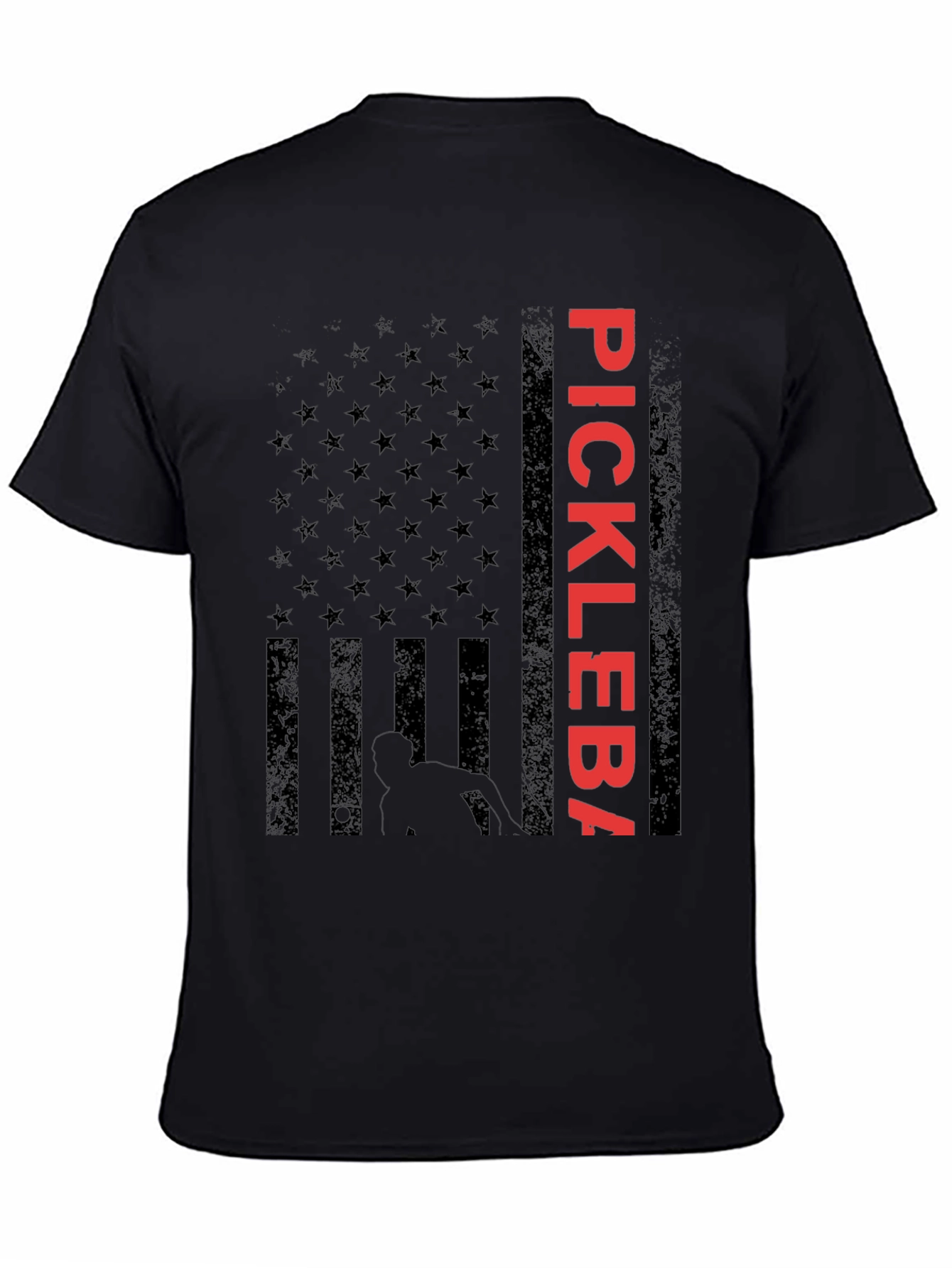 Pickleball American Flag Graphic Tee