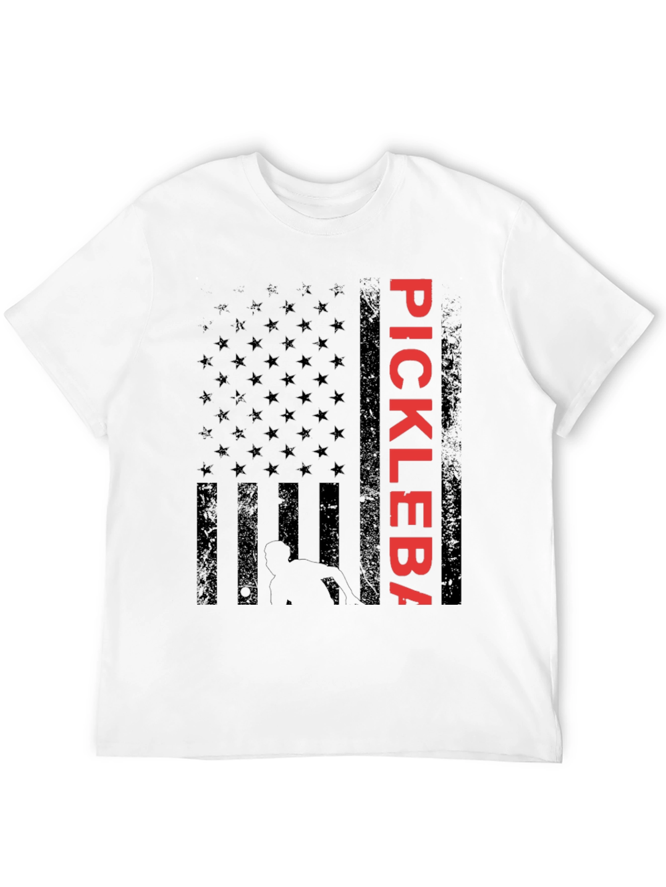 Pickleball American Flag Graphic Tee
