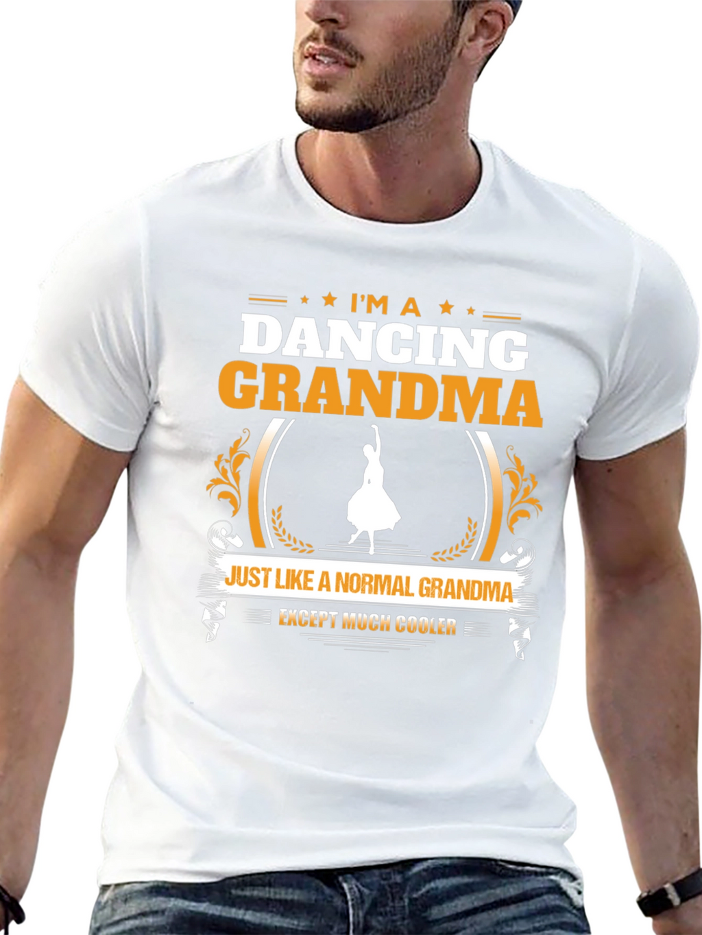Dancing Grandma T-Shirt - Cool Grandparent Gift
