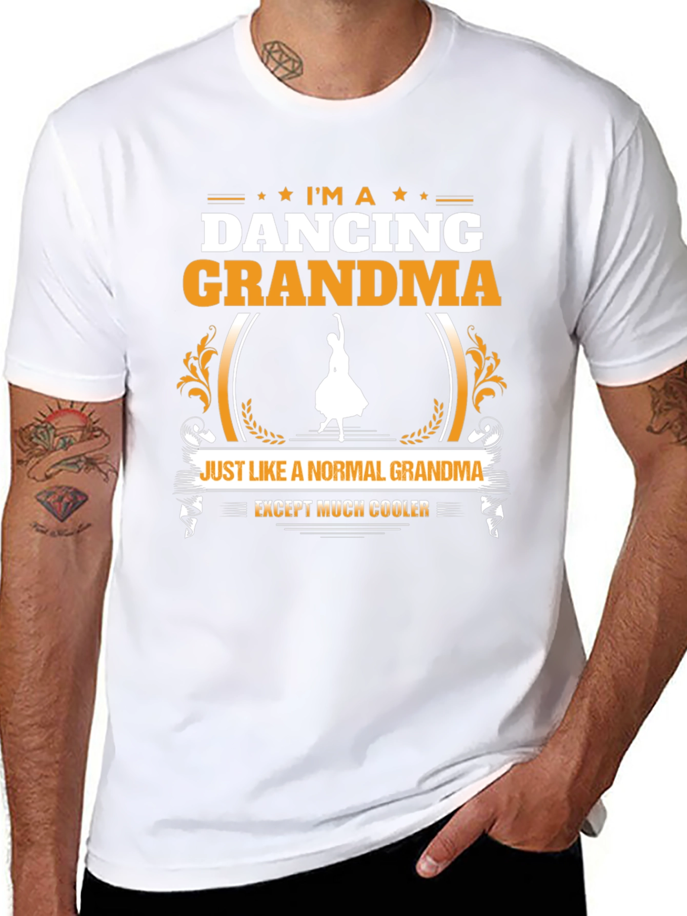 Dancing Grandma T-Shirt - Cool Grandparent Gift