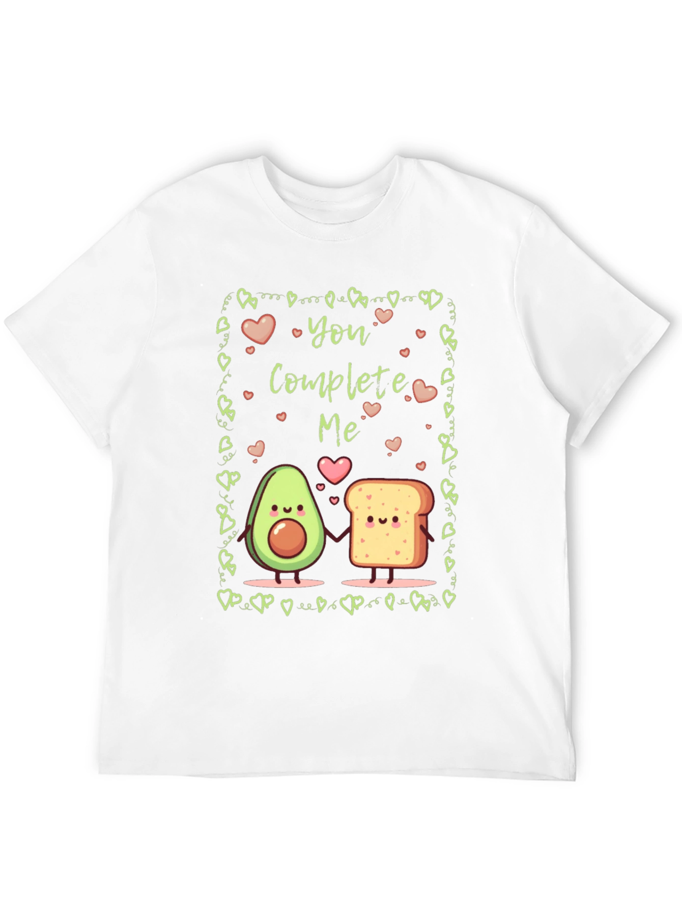 You Complete Me Avocado Toast Graphic T-Shirt