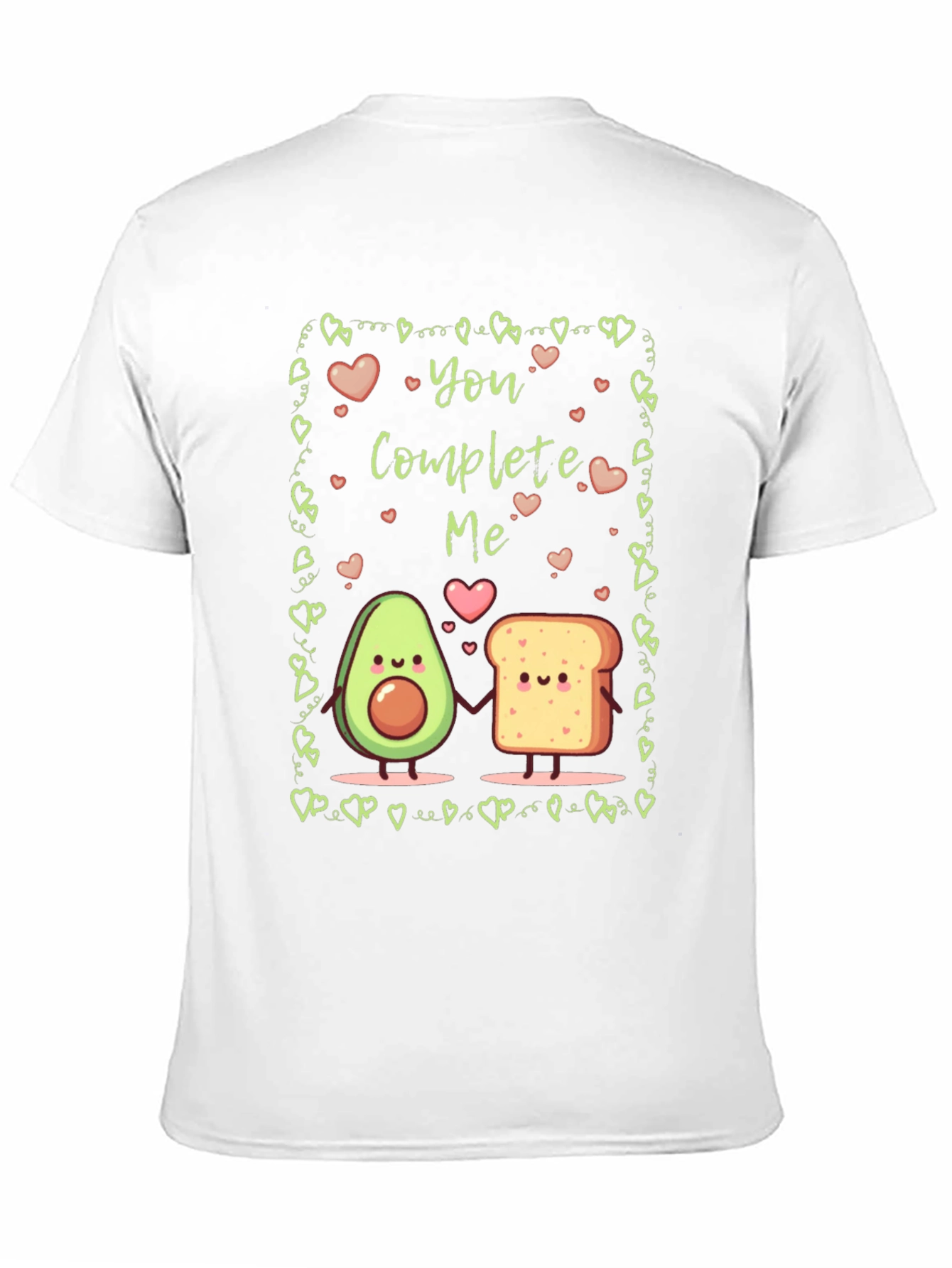 You Complete Me Avocado Toast Graphic T-Shirt
