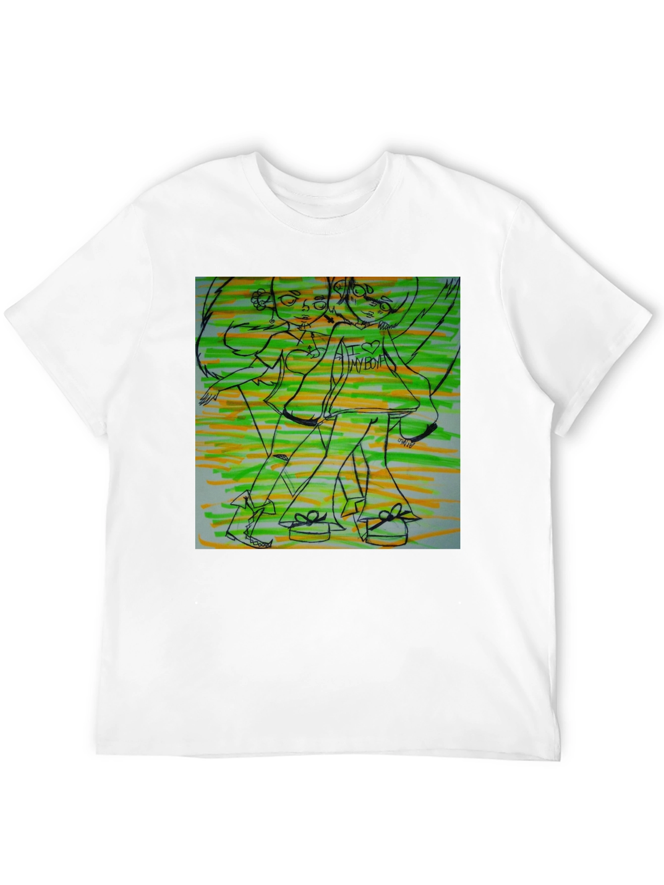 Artsy Graphic T-Shirt - Unique Design