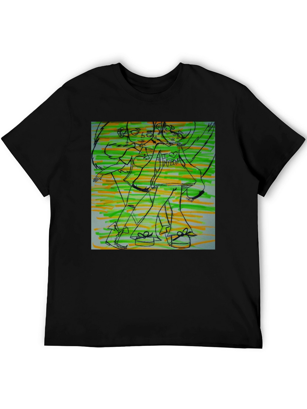 Artsy Graphic T-Shirt - Unique Design