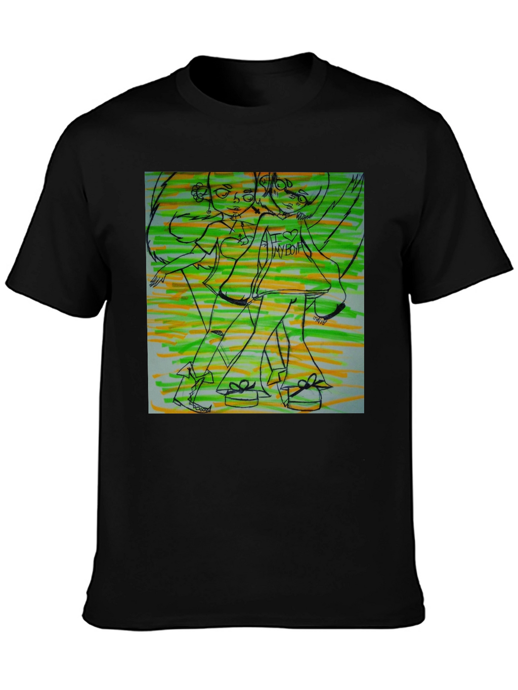 Artsy Graphic T-Shirt - Unique Design