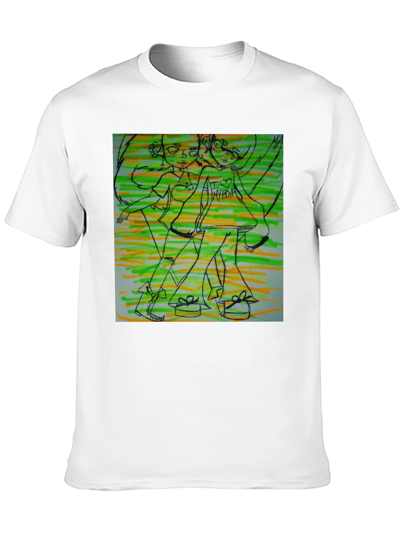 Artsy Graphic T-Shirt - Unique Design