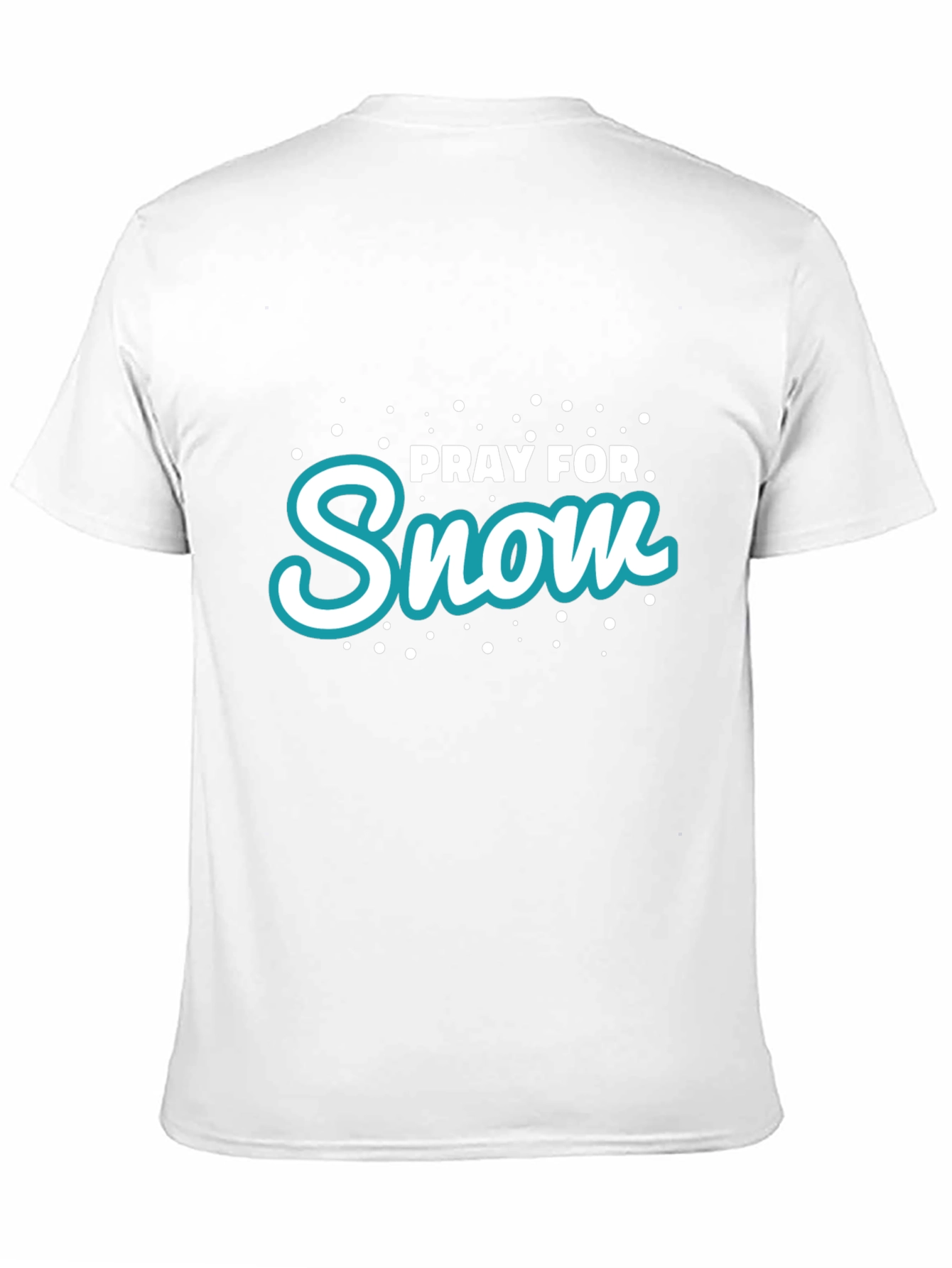 Pray for Snow Graphic Tee - Winter Fun