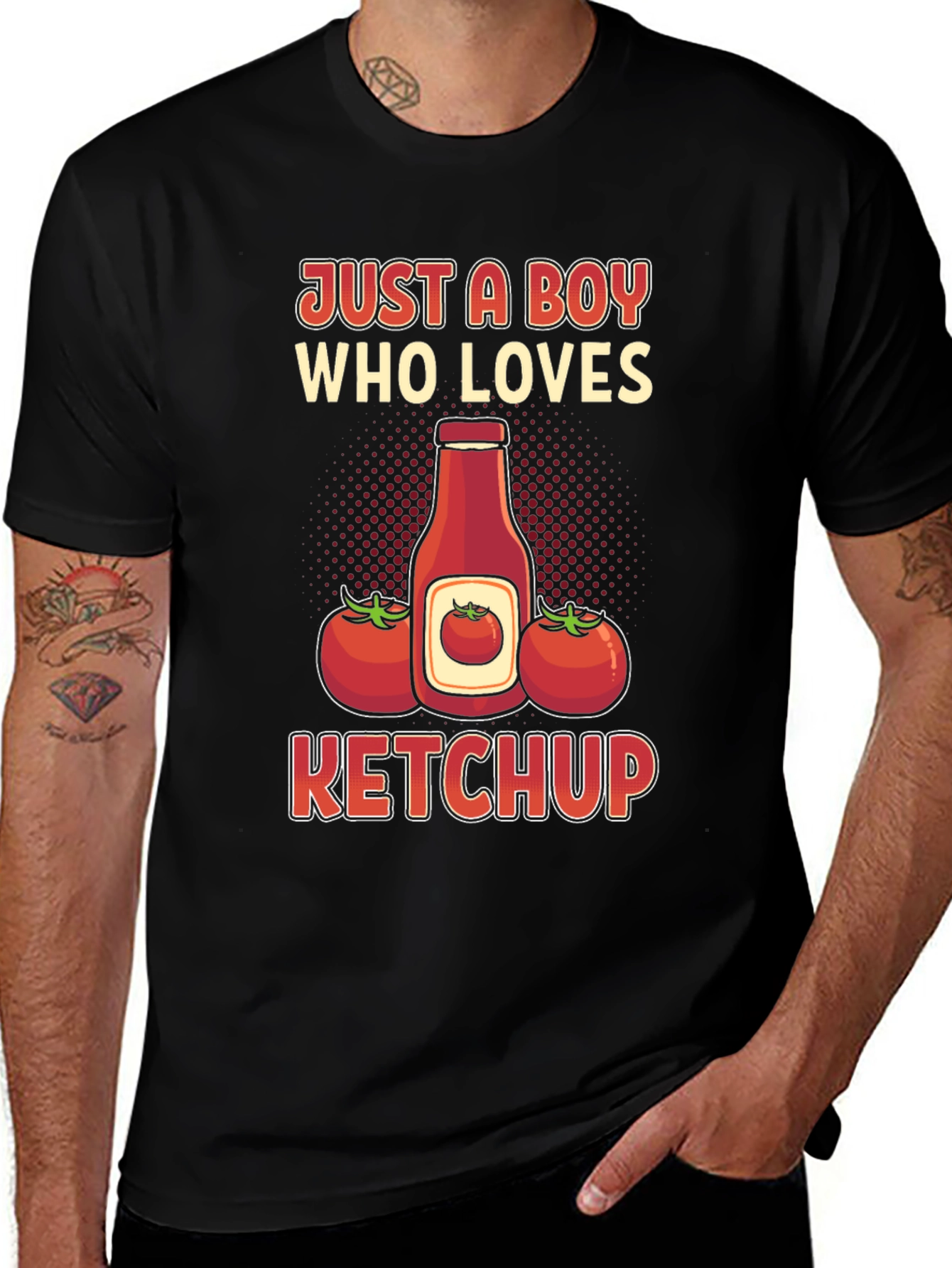 Just A Boy Who Loves Ketchup T-Shirt