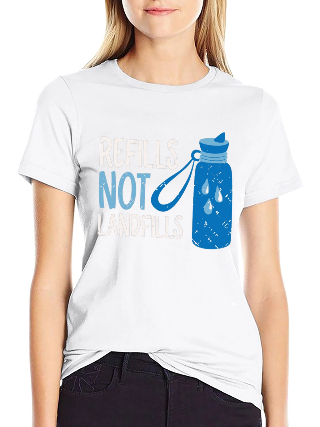Refills Not Landfills Graphic Tee