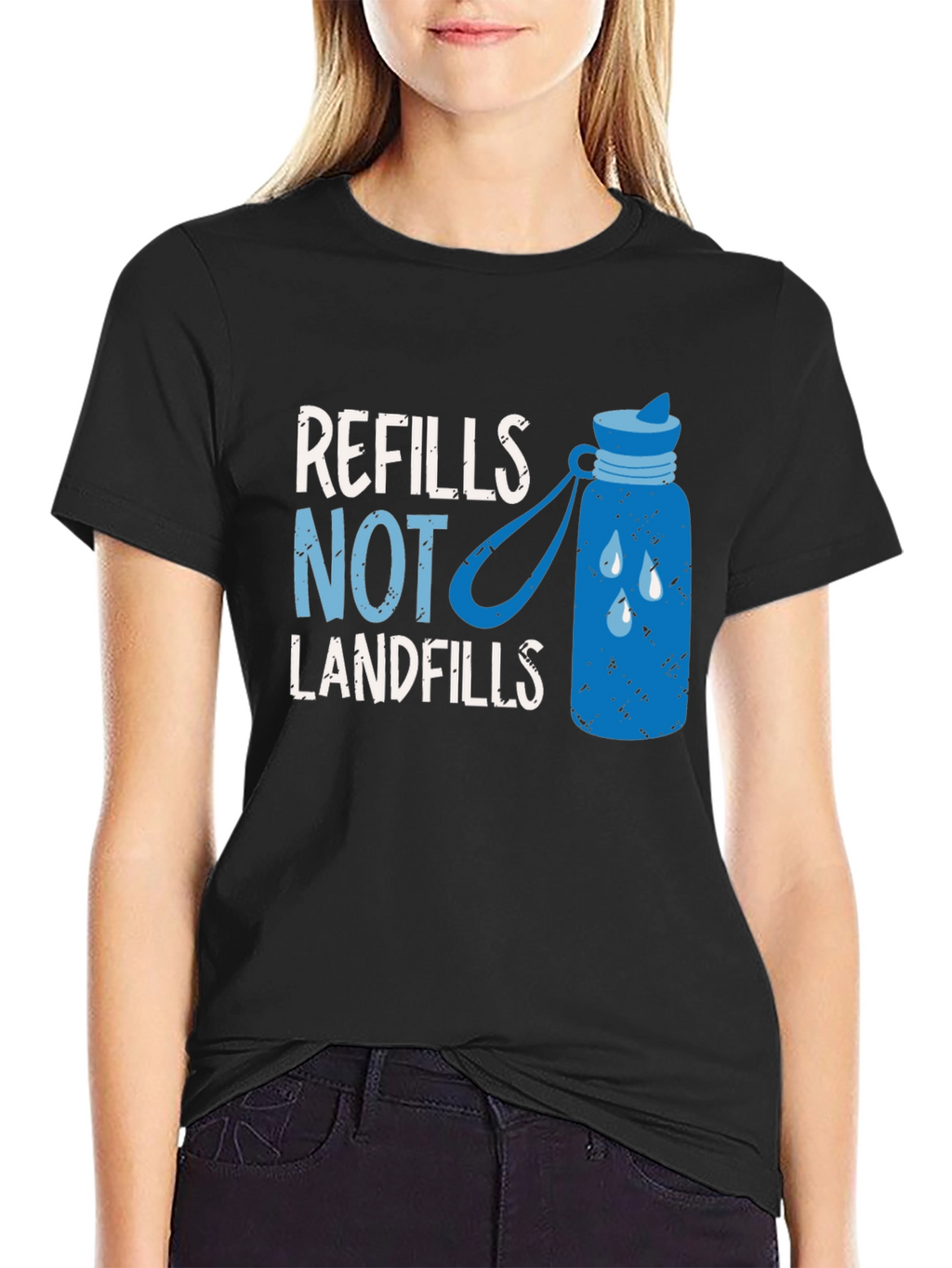 Refills Not Landfills Graphic Tee