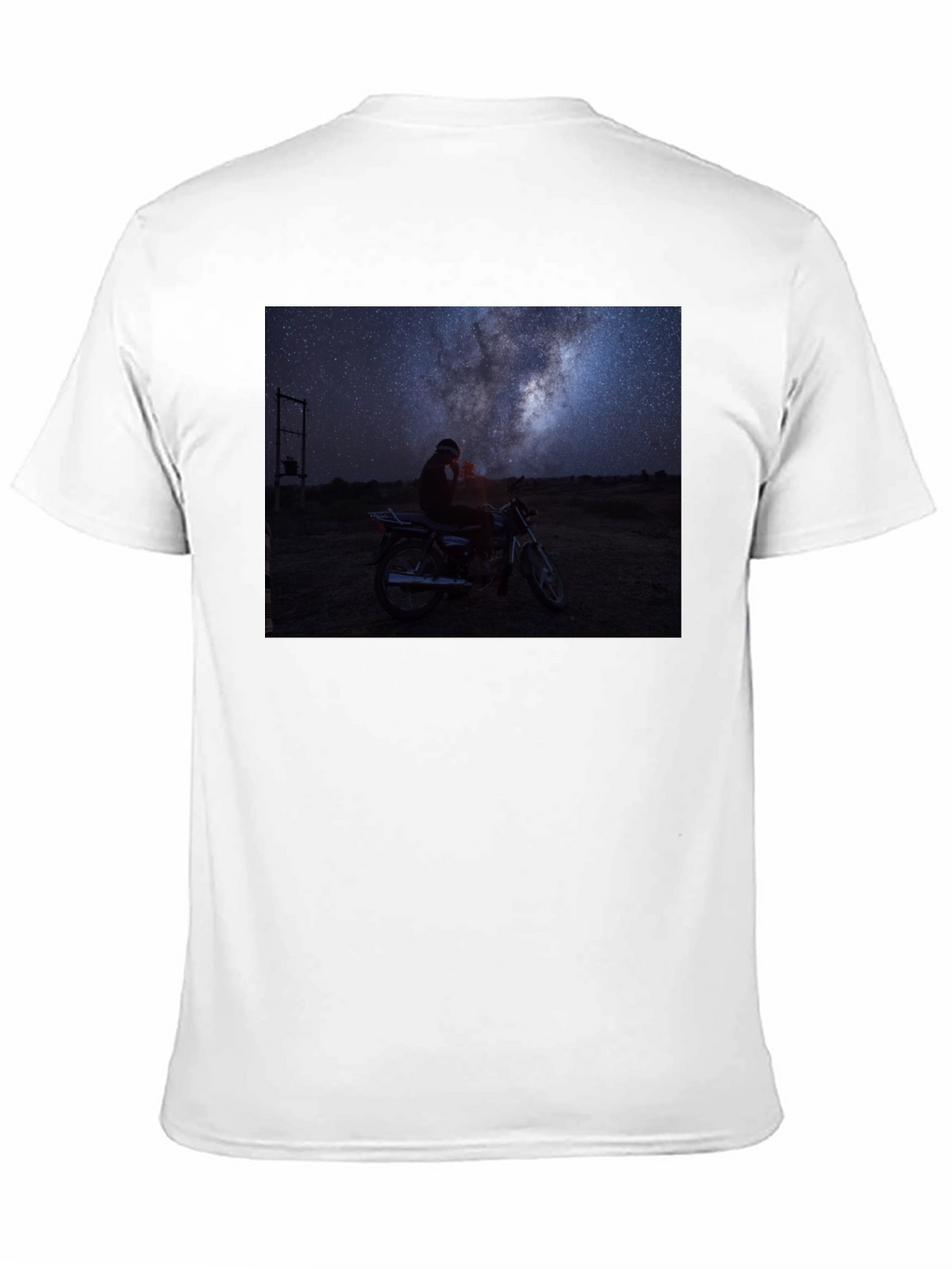 Night Sky Motorcycle T-Shirt