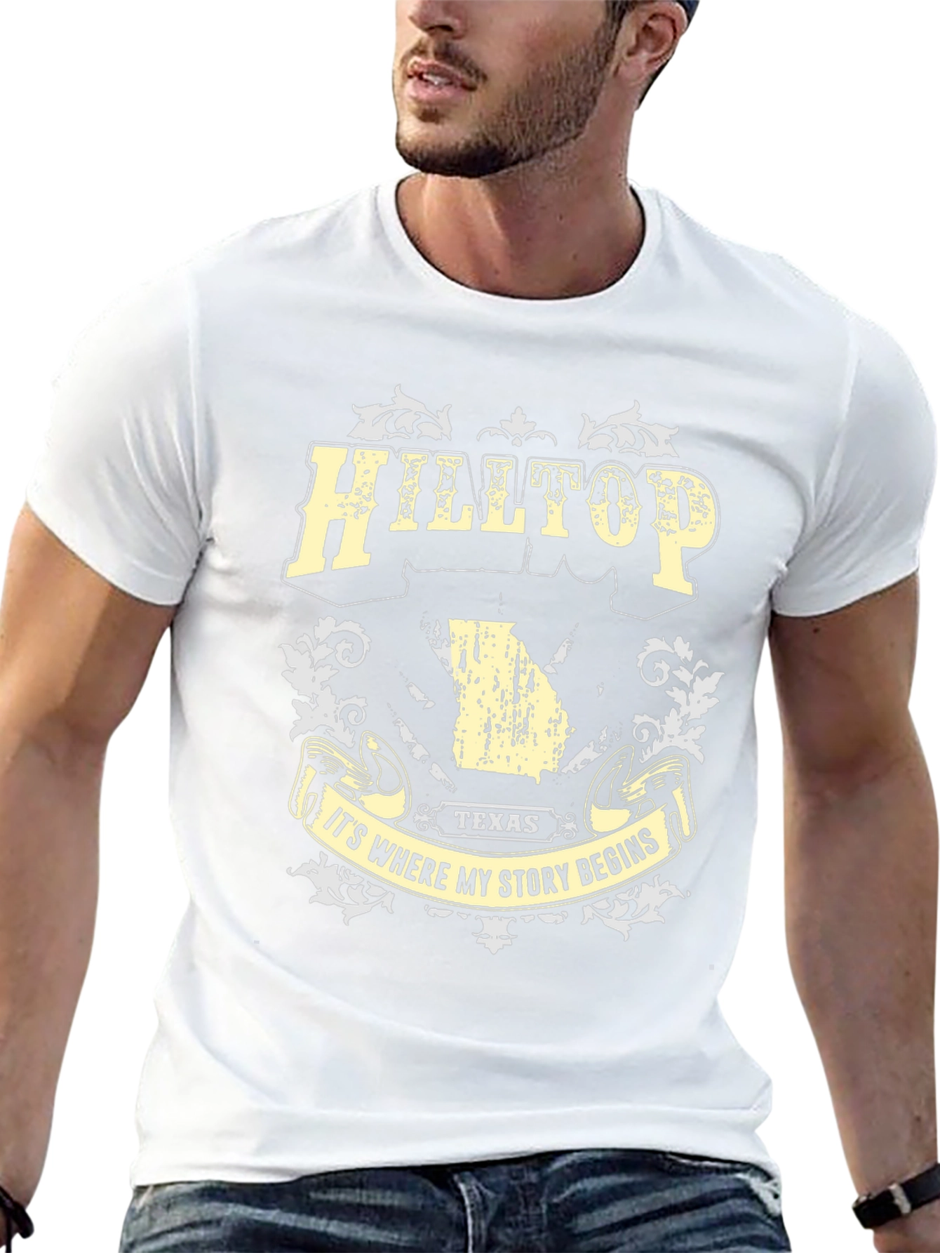 Hilltop Texas T-Shirt: Its Where My Story Begins Tee
