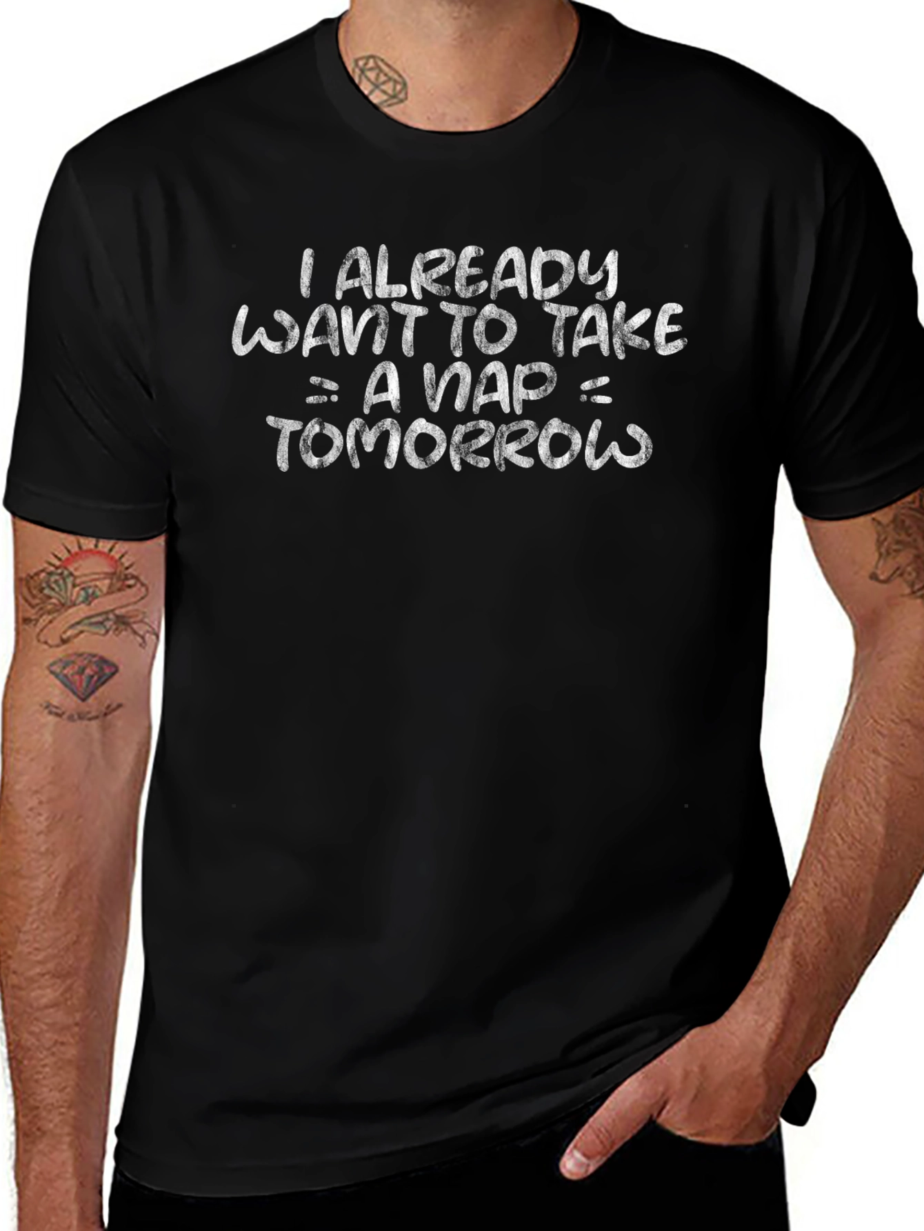 Funny Nap T-Shirt - I Already Want To Take A Nap Tomorrow
